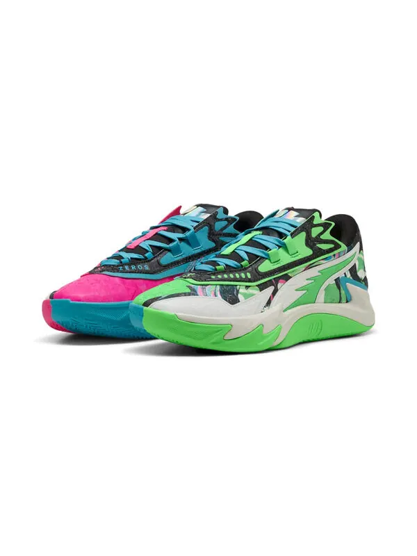 Кроссовки x nba 2k scoot zero ii 'mismatched' Puma — изображение 3 из 4, яркий голубой/серый