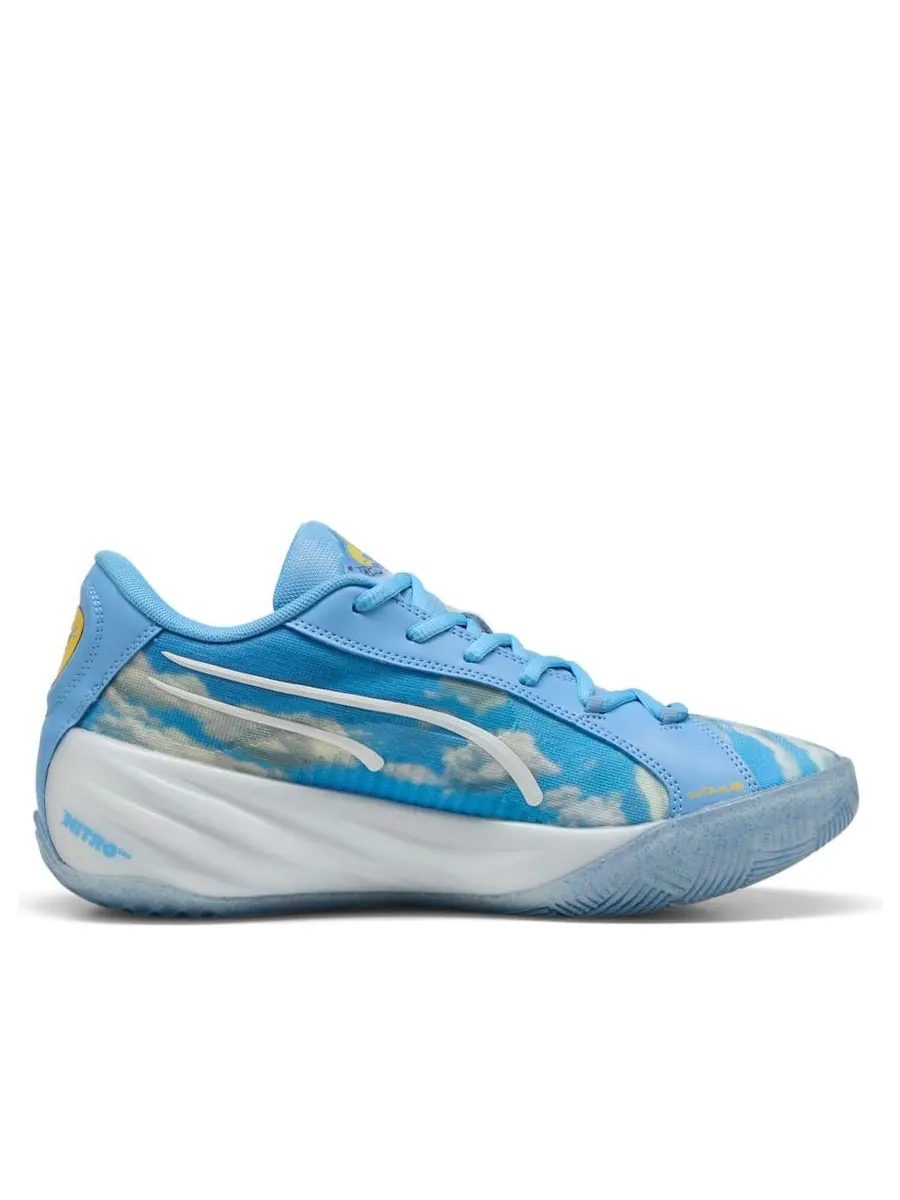 Кроссовки PUMA x Dennis Schroder All-Pro Nitro 'Clouds' — изображение 2 из 6, синий