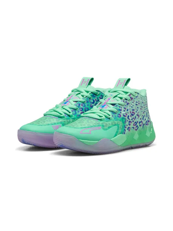 Кроссовки lamelo ball mb.01 'alien safari' Puma — изображение 3 из 4, зеленый//синий