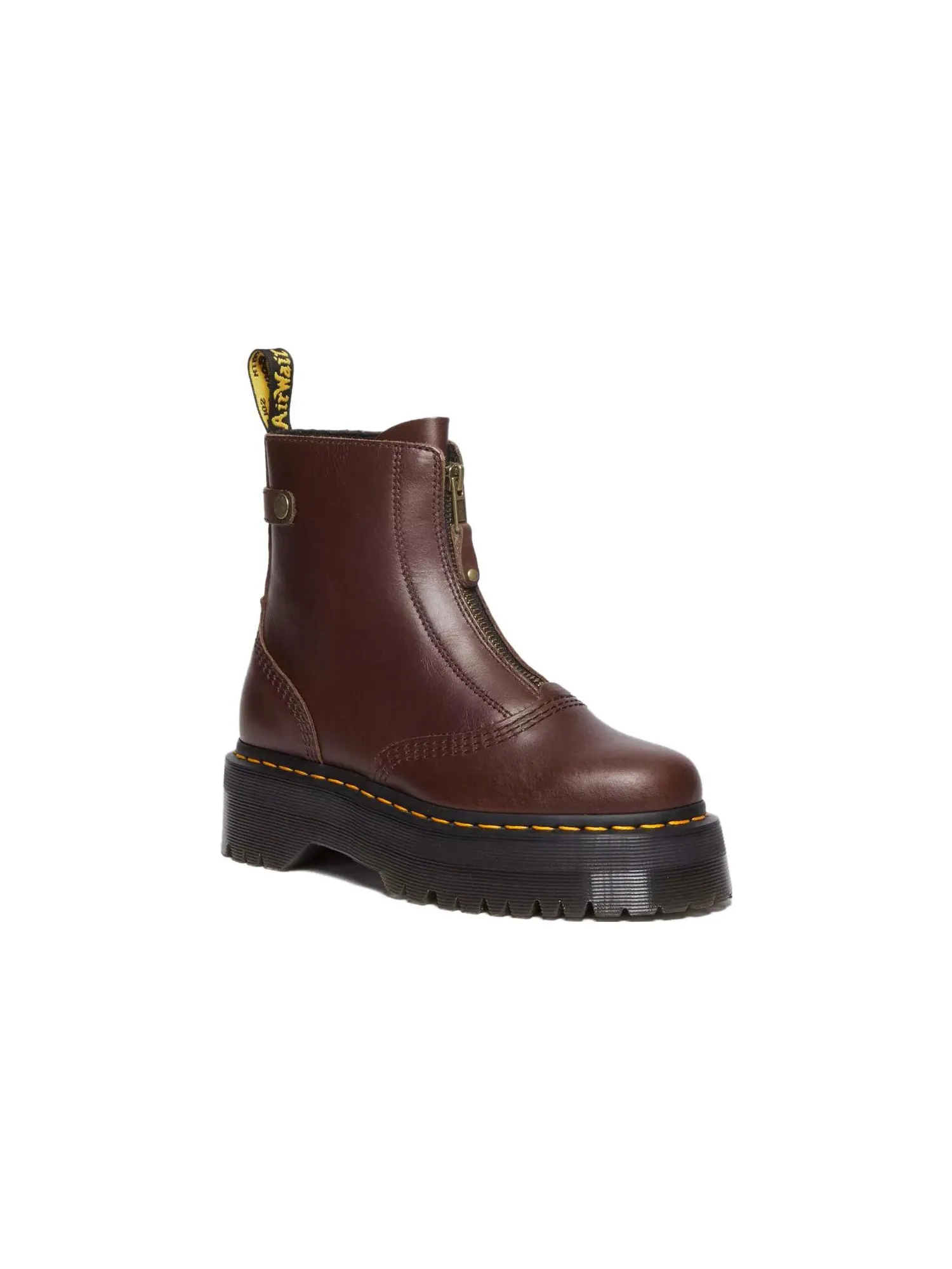 Ботинки Dr.Martens Jetta на молнии на платформе — изображение 2 из 4, коричневый