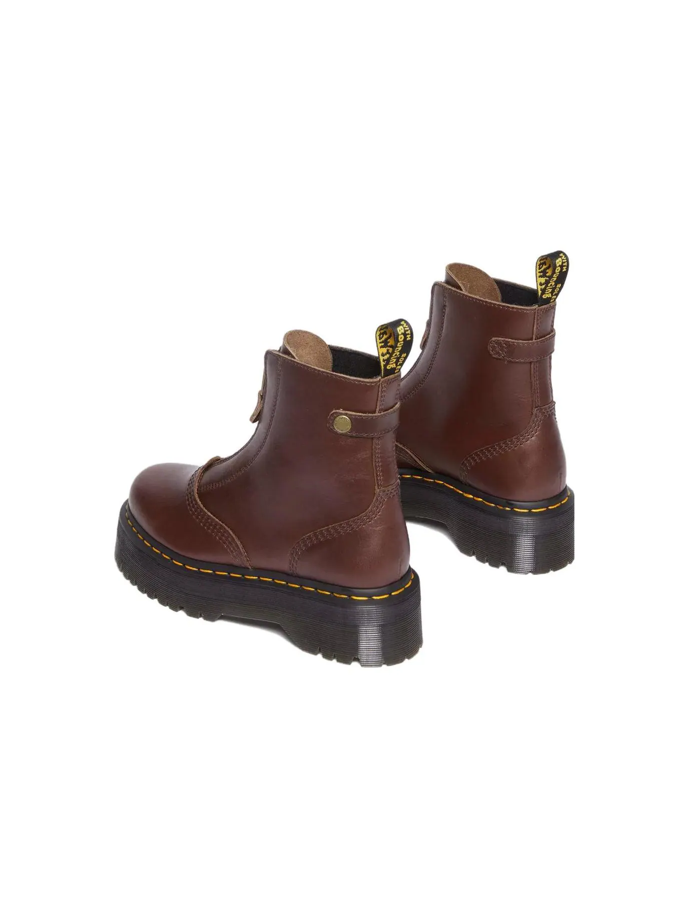 Ботинки Dr.Martens Jetta на молнии на платформе — изображение 4 из 4, коричневый