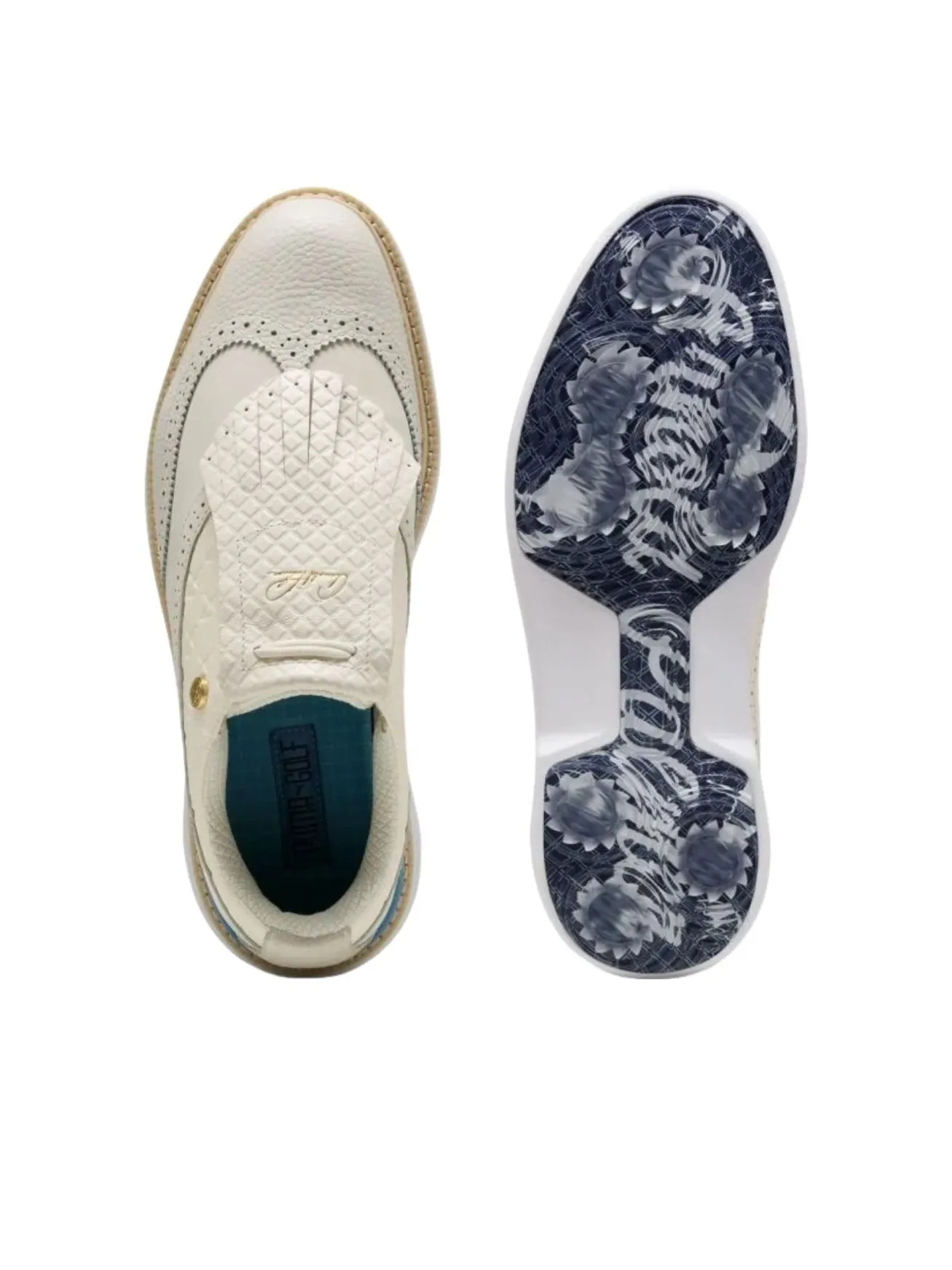 Puma x Arnold Palmer ROYALE Wingtip Golf 'Frosted Ivory Zen Blue White' — изображение 4 из 4