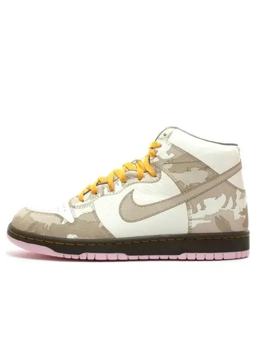 Кроссовки Nike Dunk High 1 'Beige Tan' — изображение 1 из 2, белый