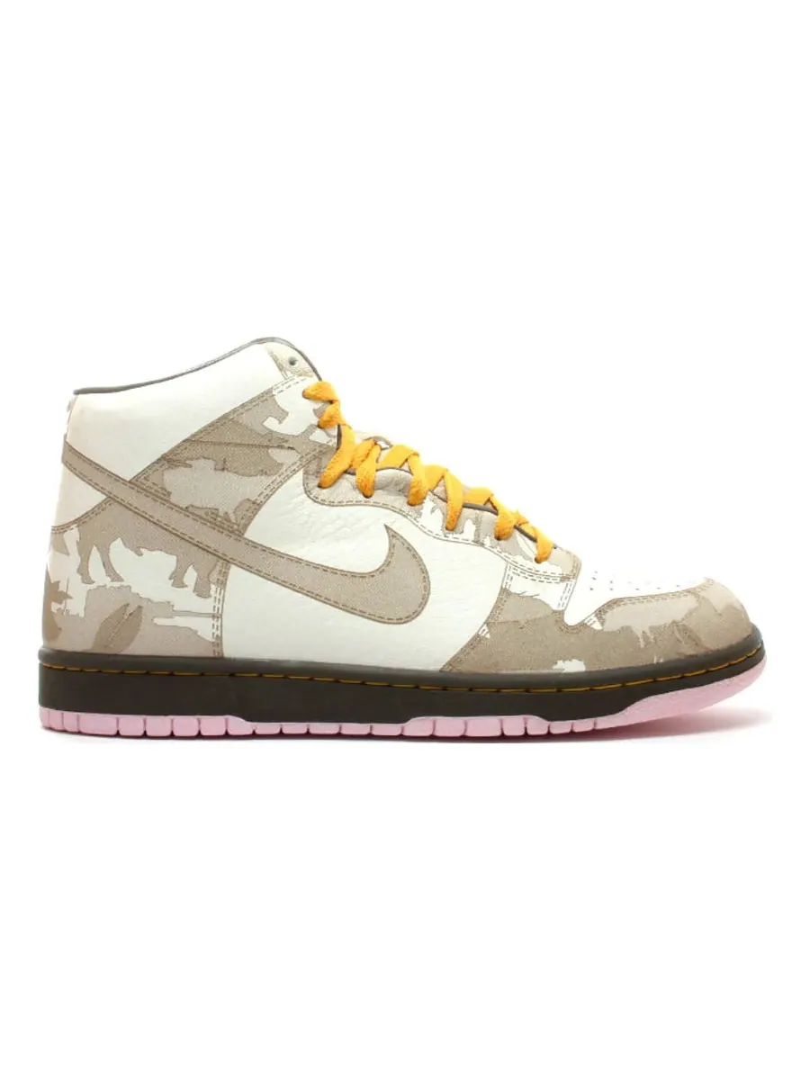 Кроссовки Nike Dunk High 1 'Beige Tan' — изображение 2 из 2, белый
