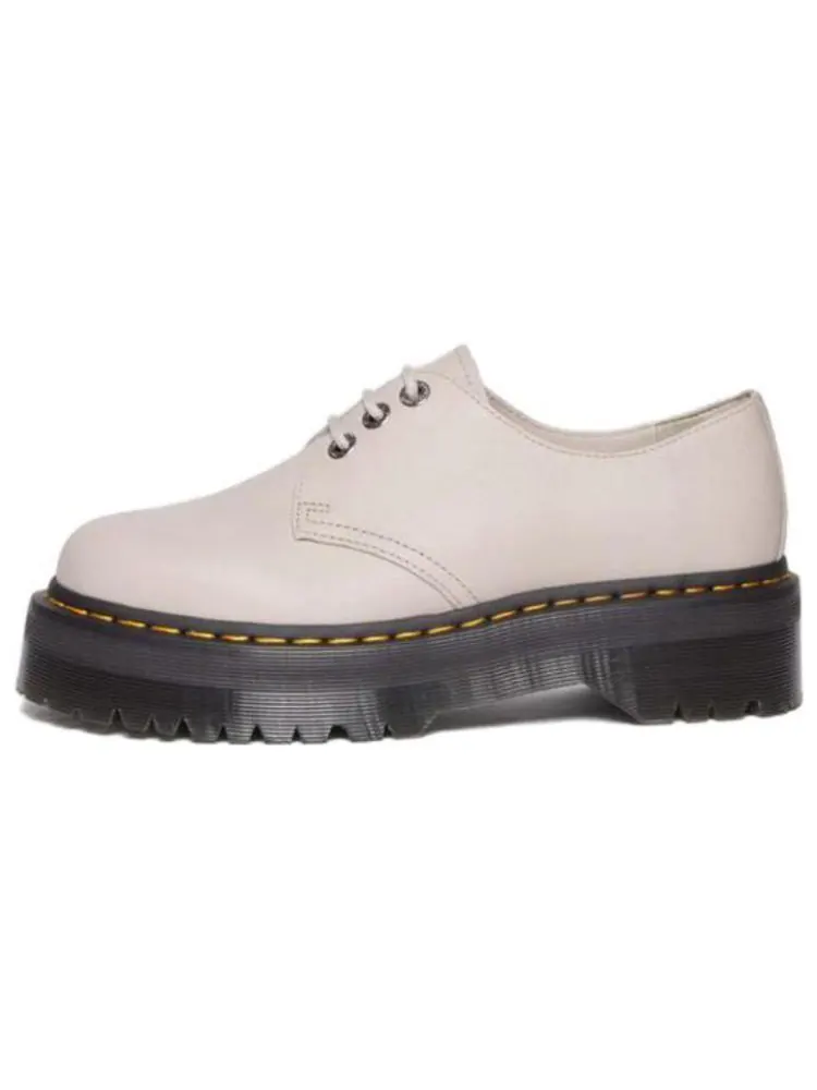 Ботинки Dr. Martens 1461 II Pisa на кожаной платформе — изображение 2 из 5, бежевый