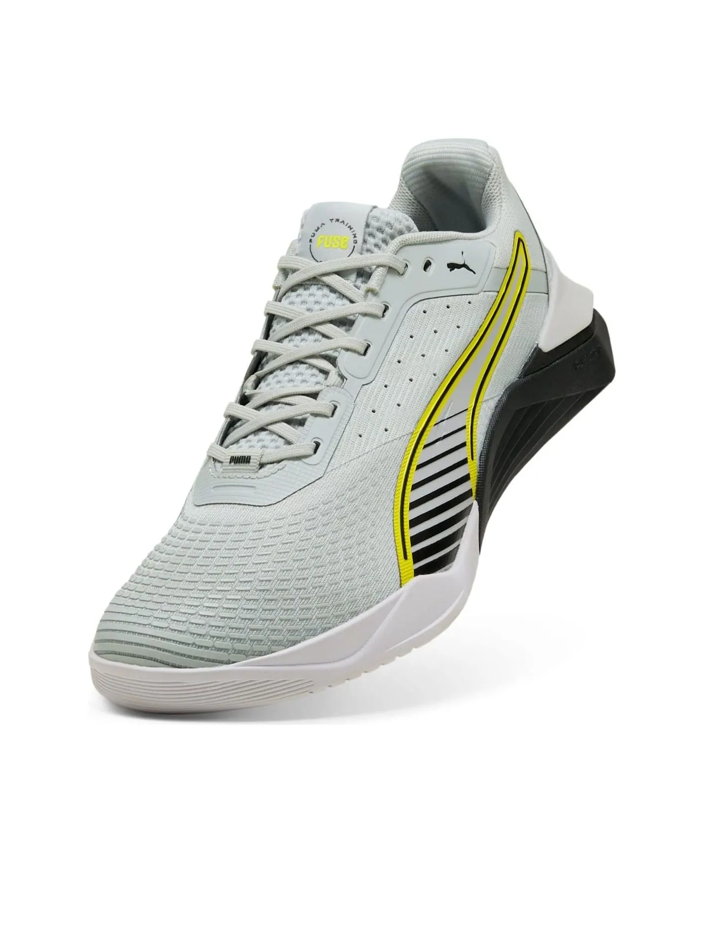 Puma Fuse 4.0 'Cool Light Gray Black Lime' — изображение 3 из 6, светлый серый/черный