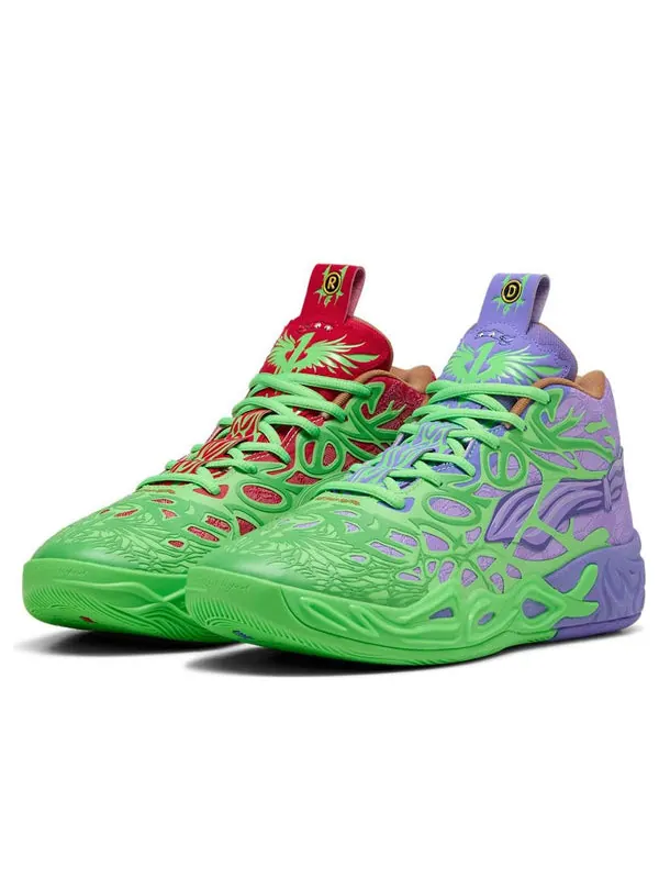 Кроссовки x teenage mutant ninja turtles mb.04 Puma — изображение 3 из 4, зеленый