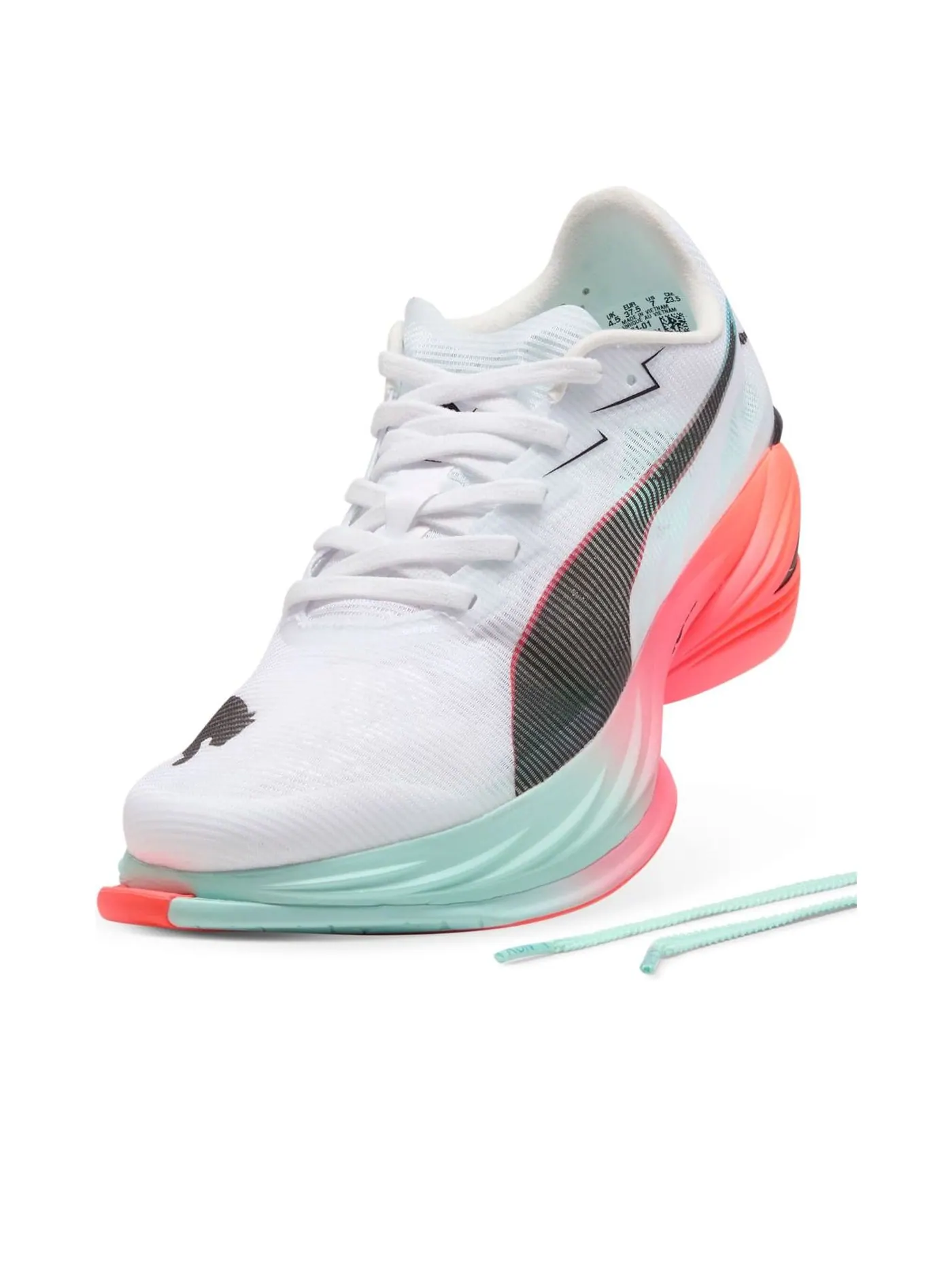 (WMNS) Puma Fast-R Nitro Elite 3 'White Glowing Red Mint' — изображение 3 из 6, белый/красный