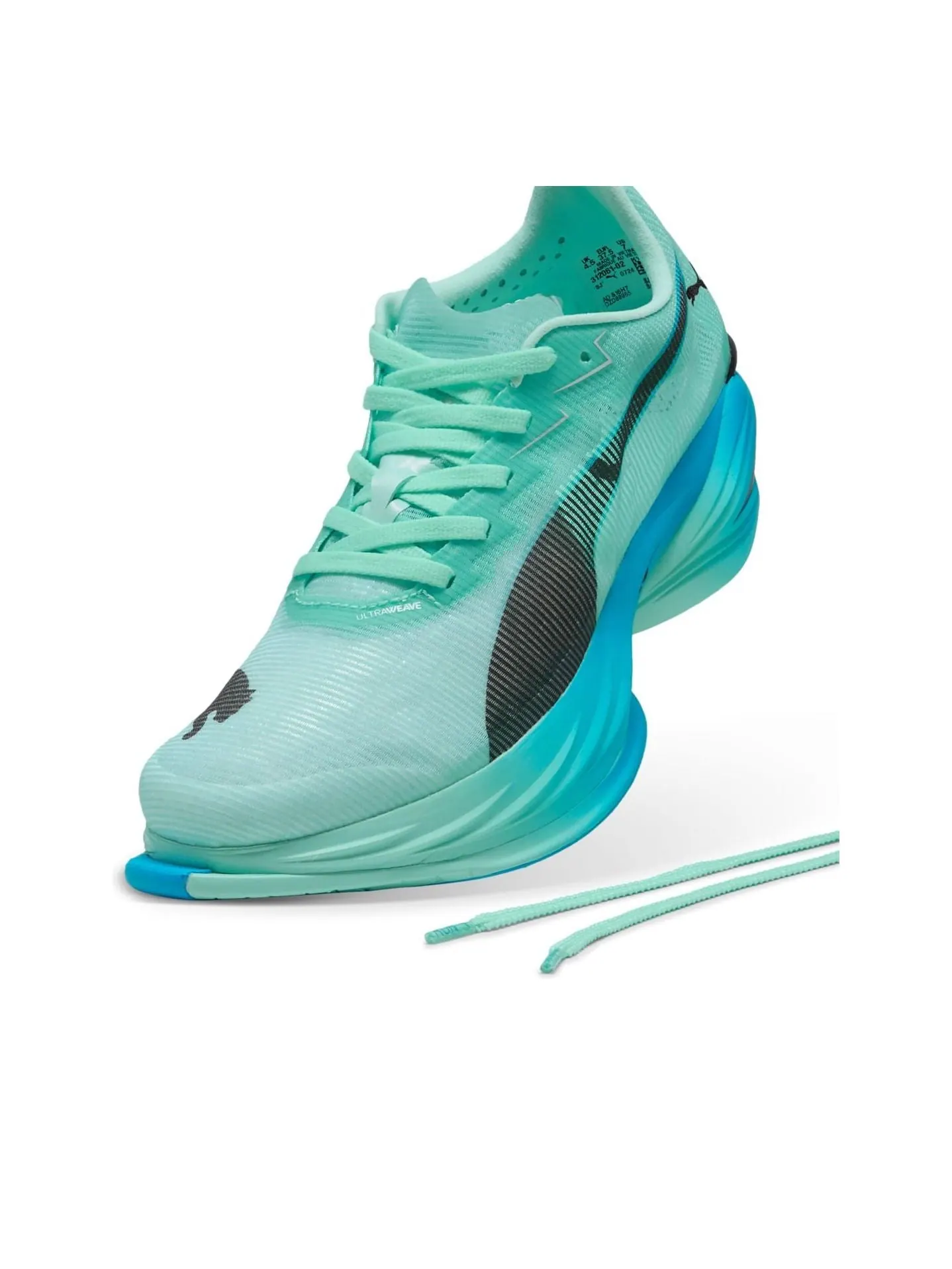 Кроссовки (WMNS) PUMA Fast-R Nitro Elite 3 'Mint Melt Speed Blue' — изображение 3 из 6, синий