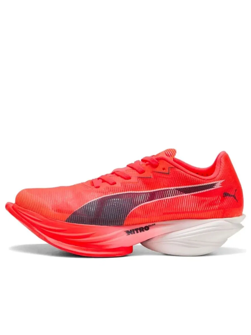 Женские кроссовки для бега с шнуровкой PUMA Fast-R Nitro Elite 3 — изображение 1 из 5, красный