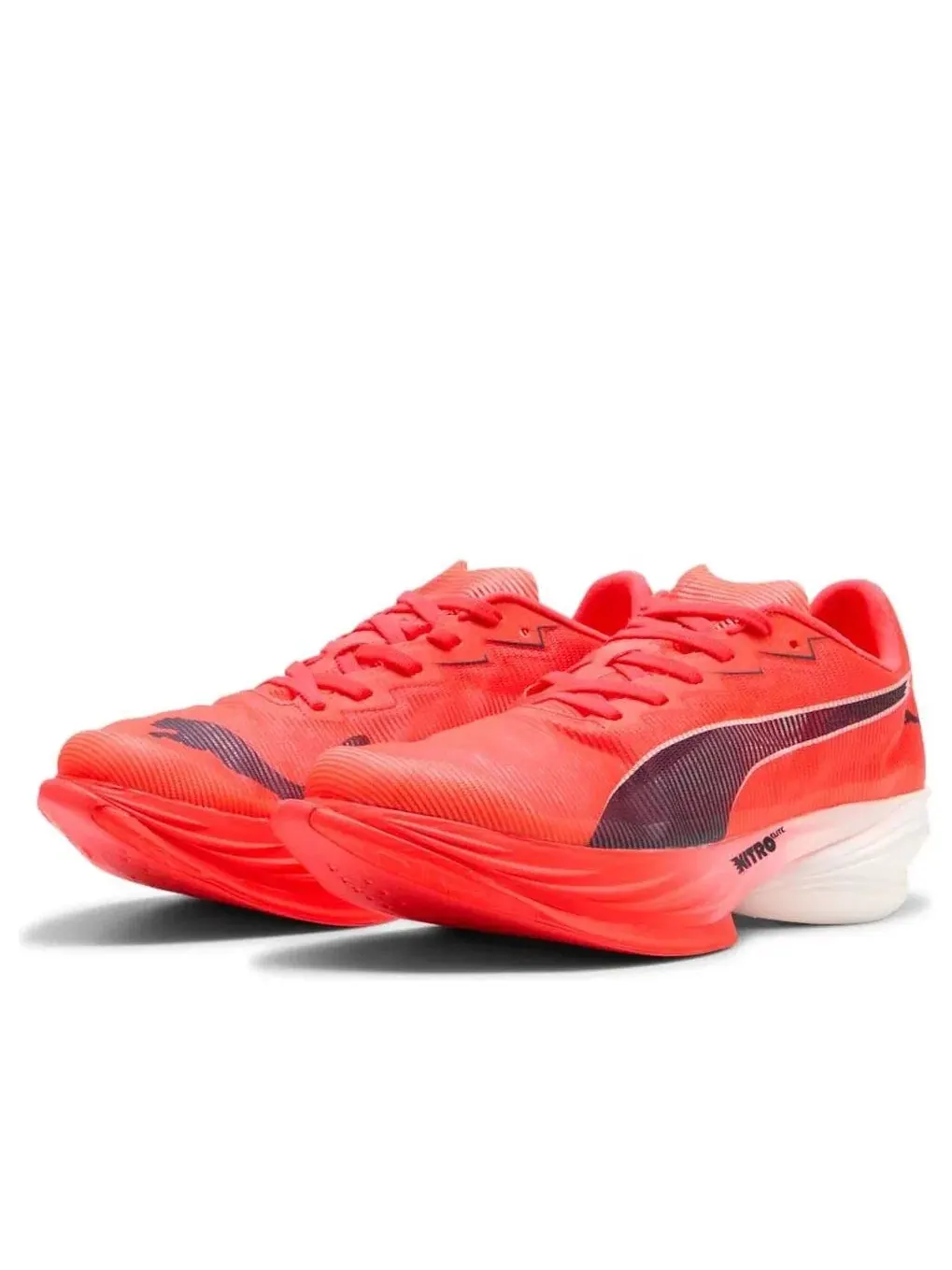 Женские кроссовки для бега с шнуровкой PUMA Fast-R Nitro Elite 3 — изображение 2 из 5, красный