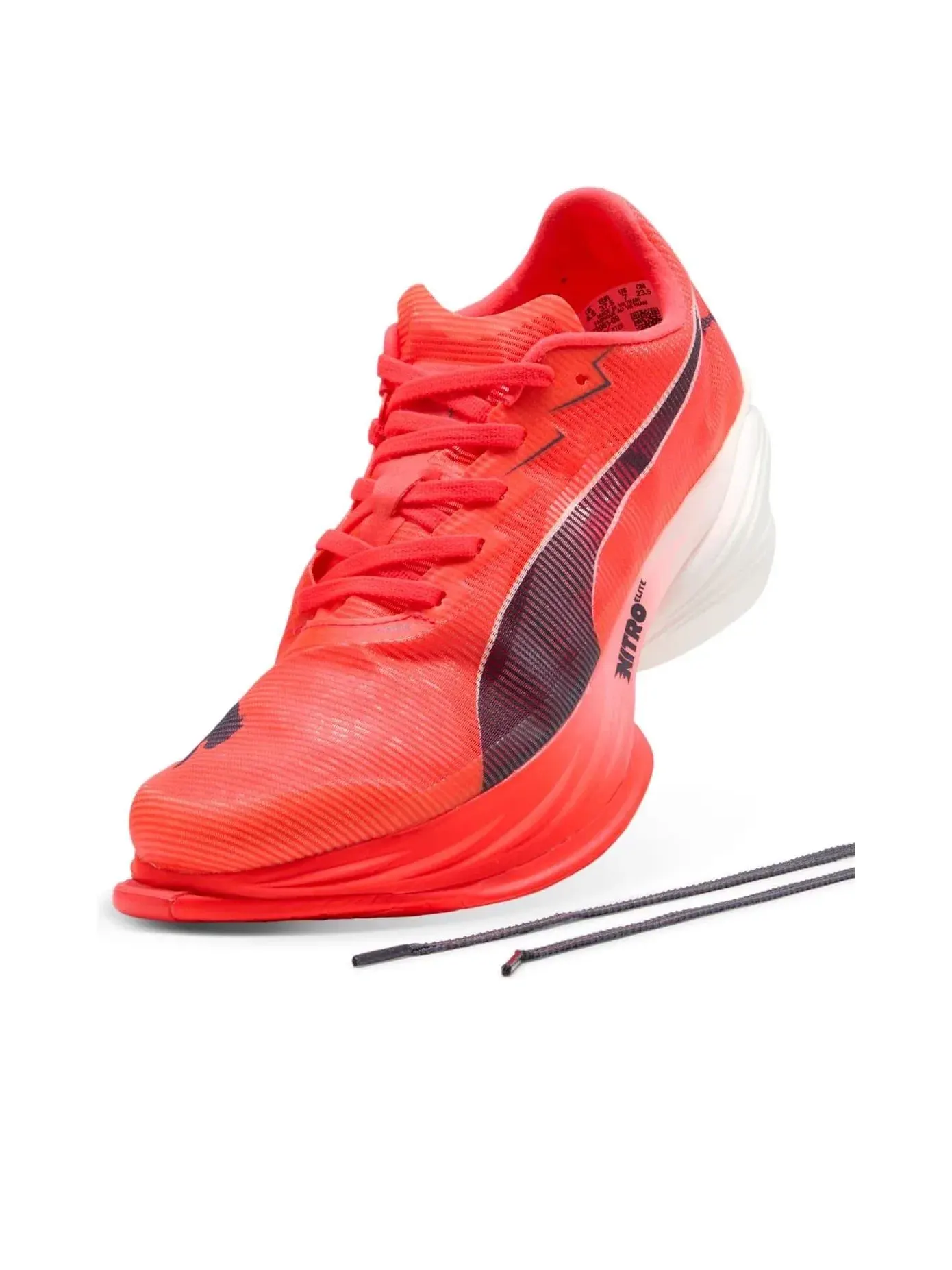 Женские кроссовки для бега с шнуровкой PUMA Fast-R Nitro Elite 3 — изображение 4 из 5, красный