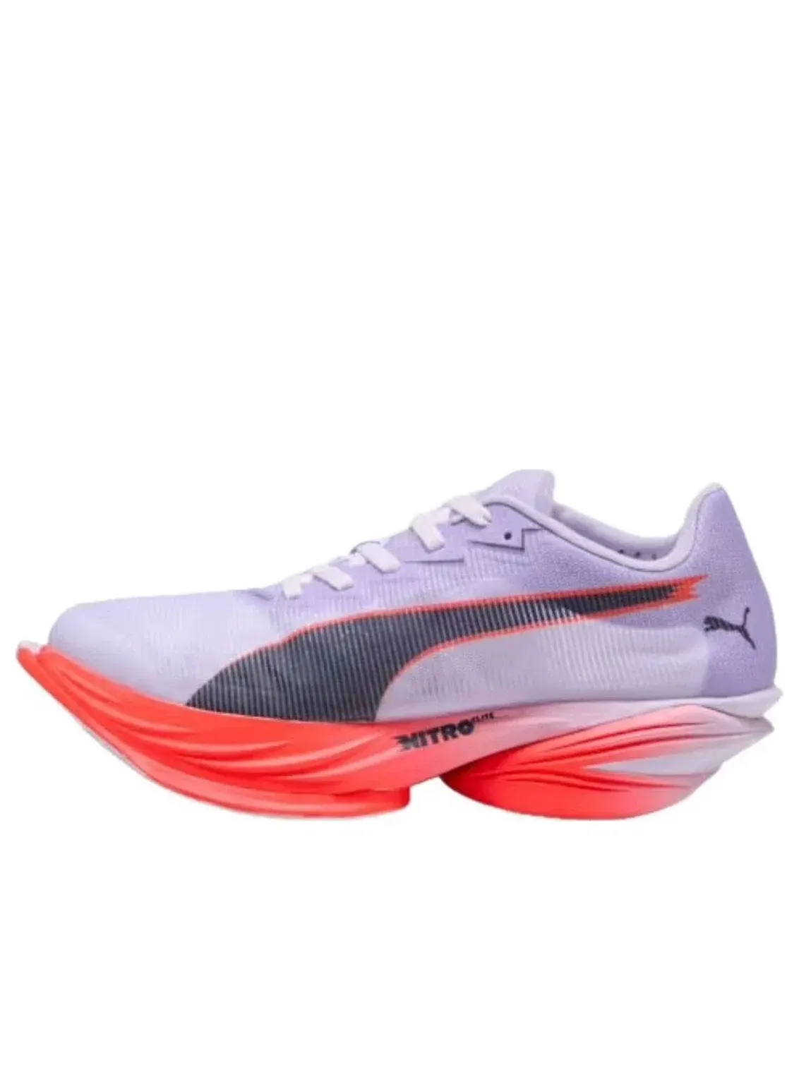 Женские кроссовки для бега с шнуровкой PUMA Fast-R Light Lavender Inky Depths Ultra Red — изображение 1 из 5, фиолетовый