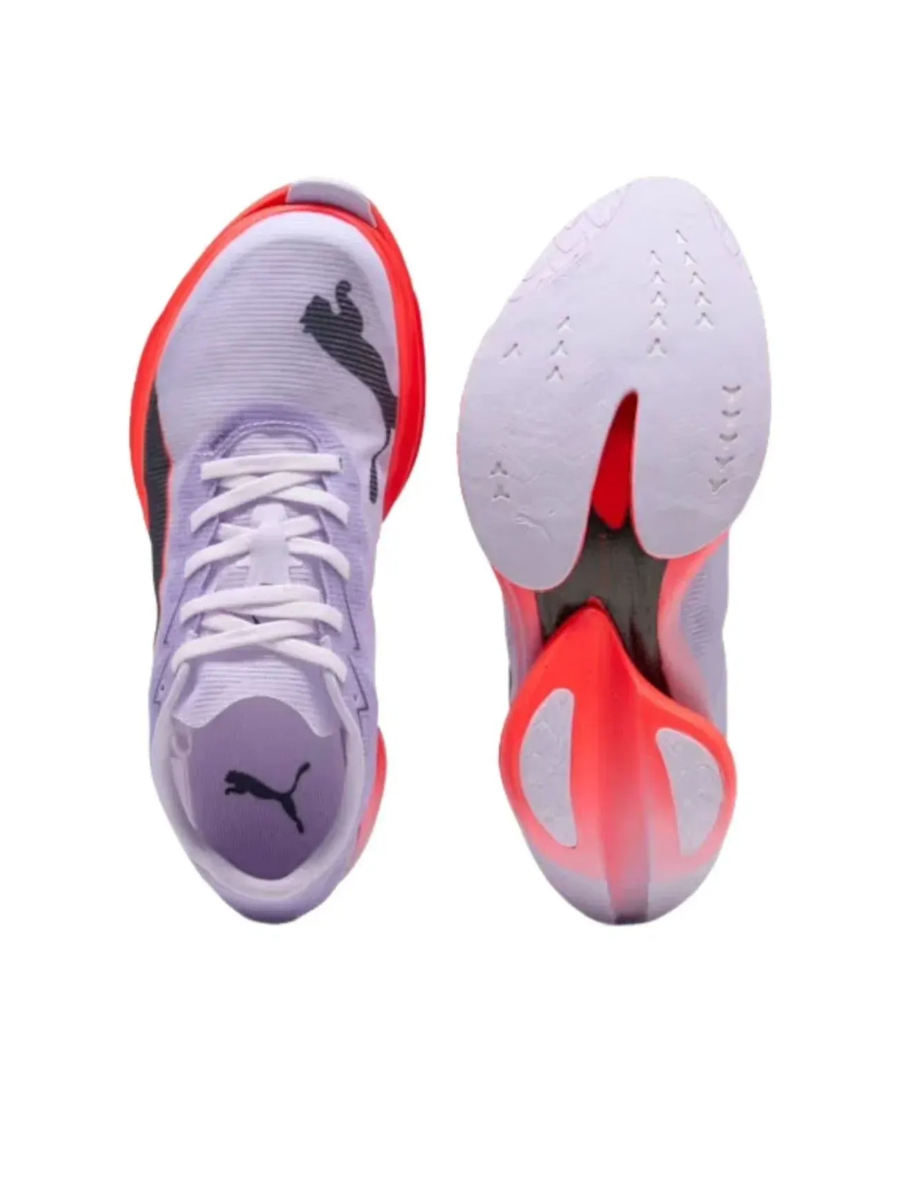 Женские кроссовки для бега с шнуровкой PUMA Fast-R Light Lavender Inky Depths Ultra Red — изображение 3 из 5, фиолетовый