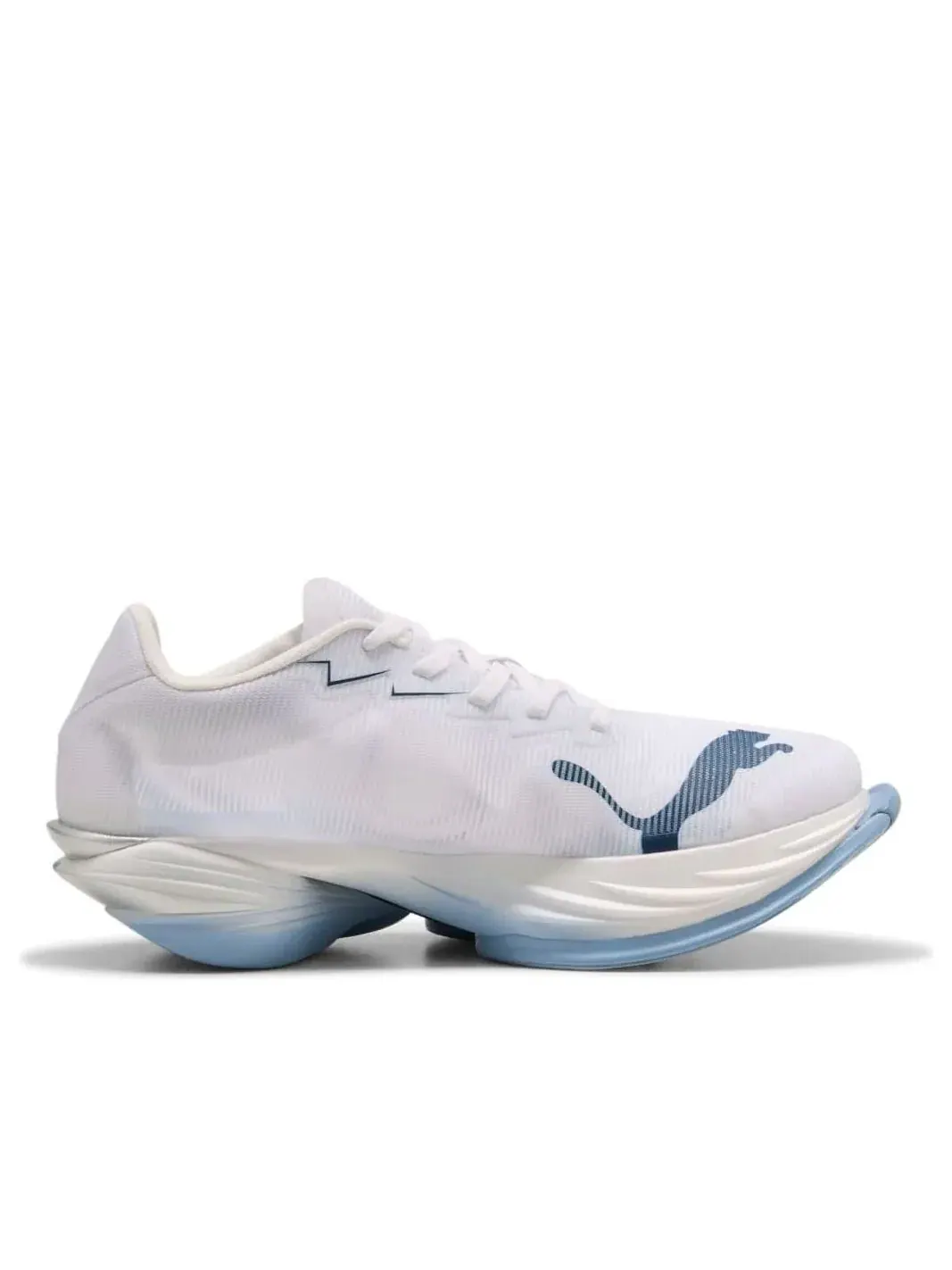 Кроссовки PUMA Fast-R Nitro Elite 3 'White Chambray Blue' 312061-11 — изображение 2 из 6, белый
