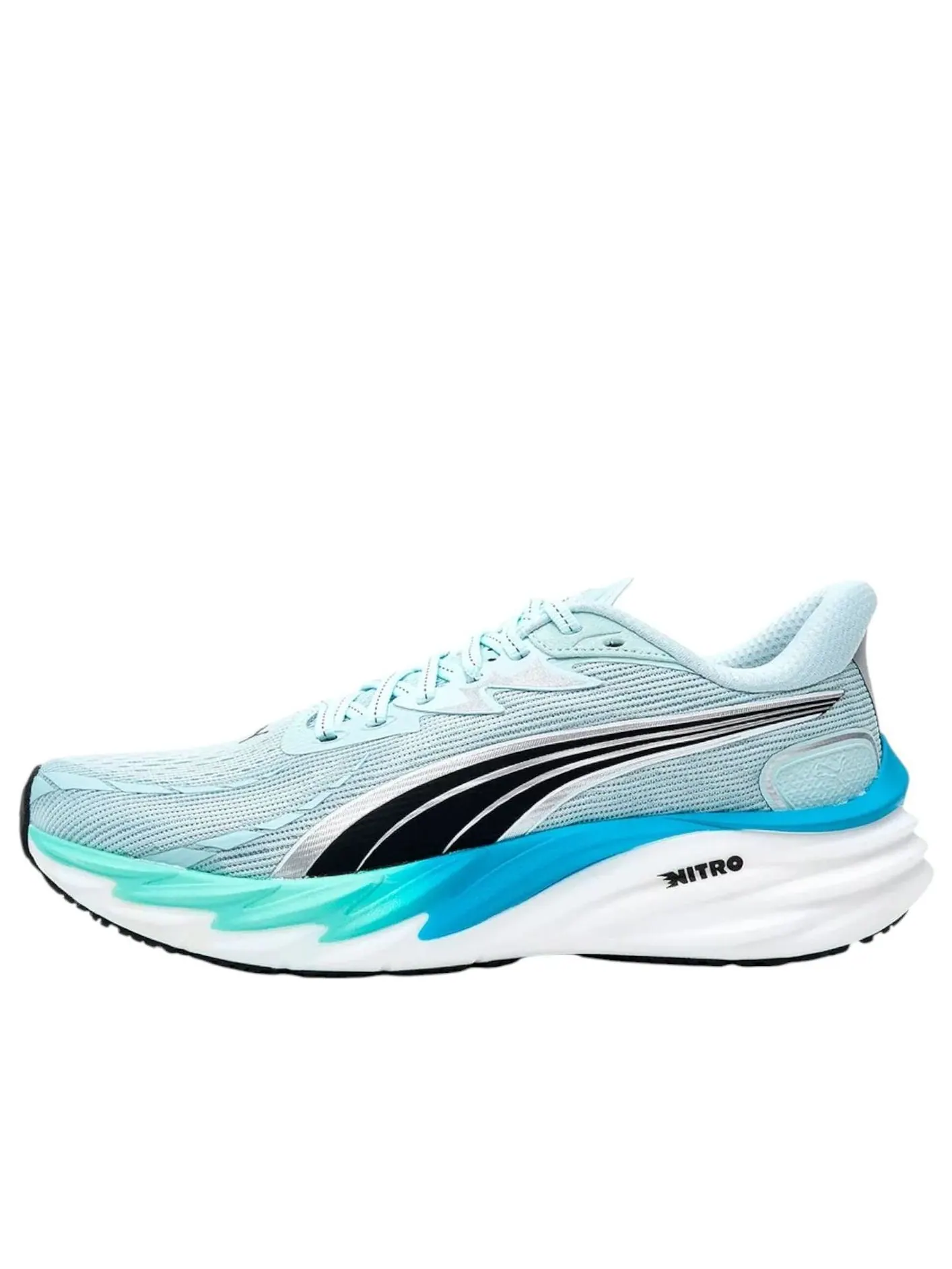 Кроссовки Puma Velocity Nitro 4 Wide 'Sea Glass Mint' — изображение 1 из 6, зеленый