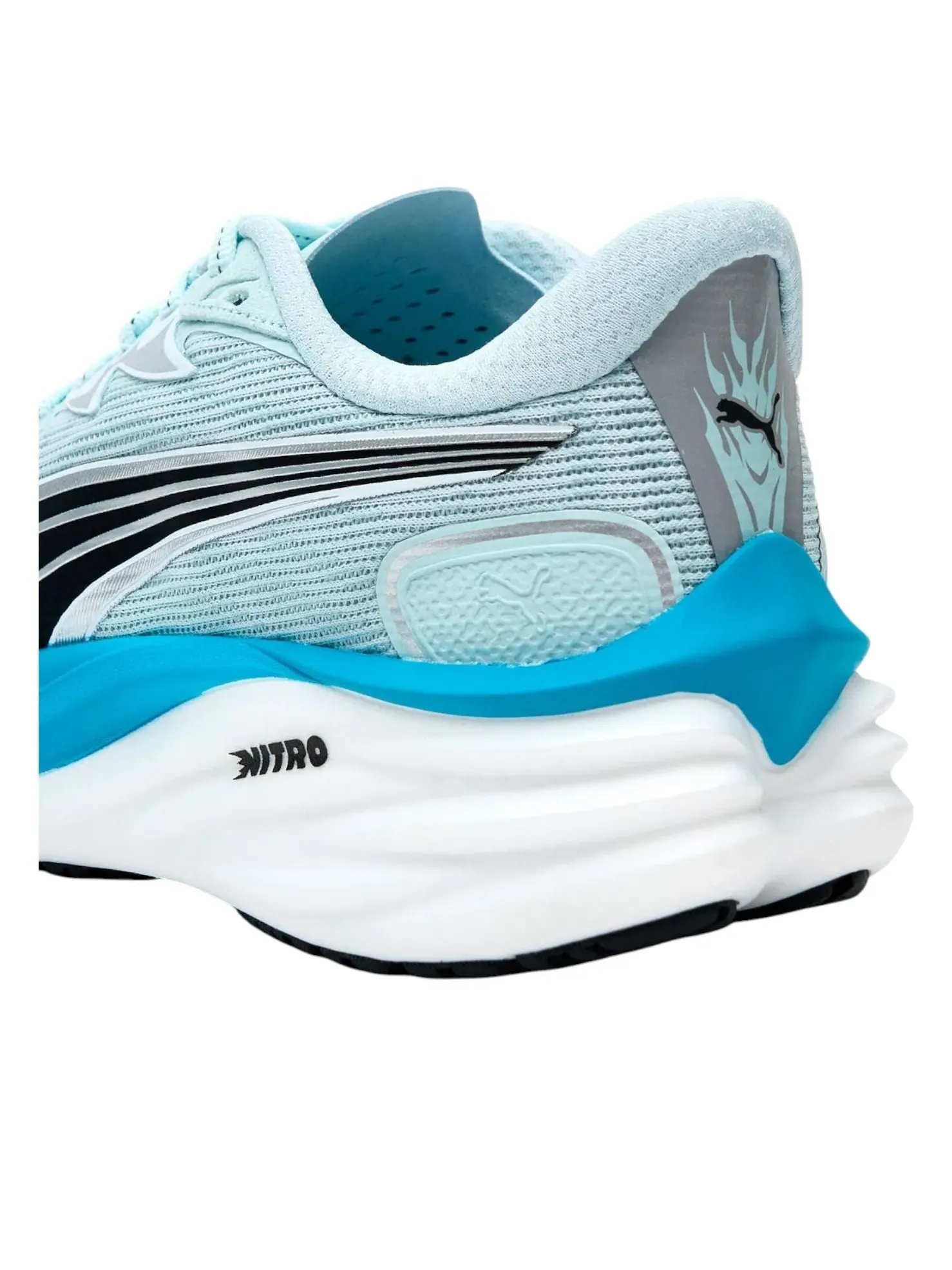 Кроссовки Puma Velocity Nitro 4 Wide 'Sea Glass Mint' — изображение 4 из 6, зеленый