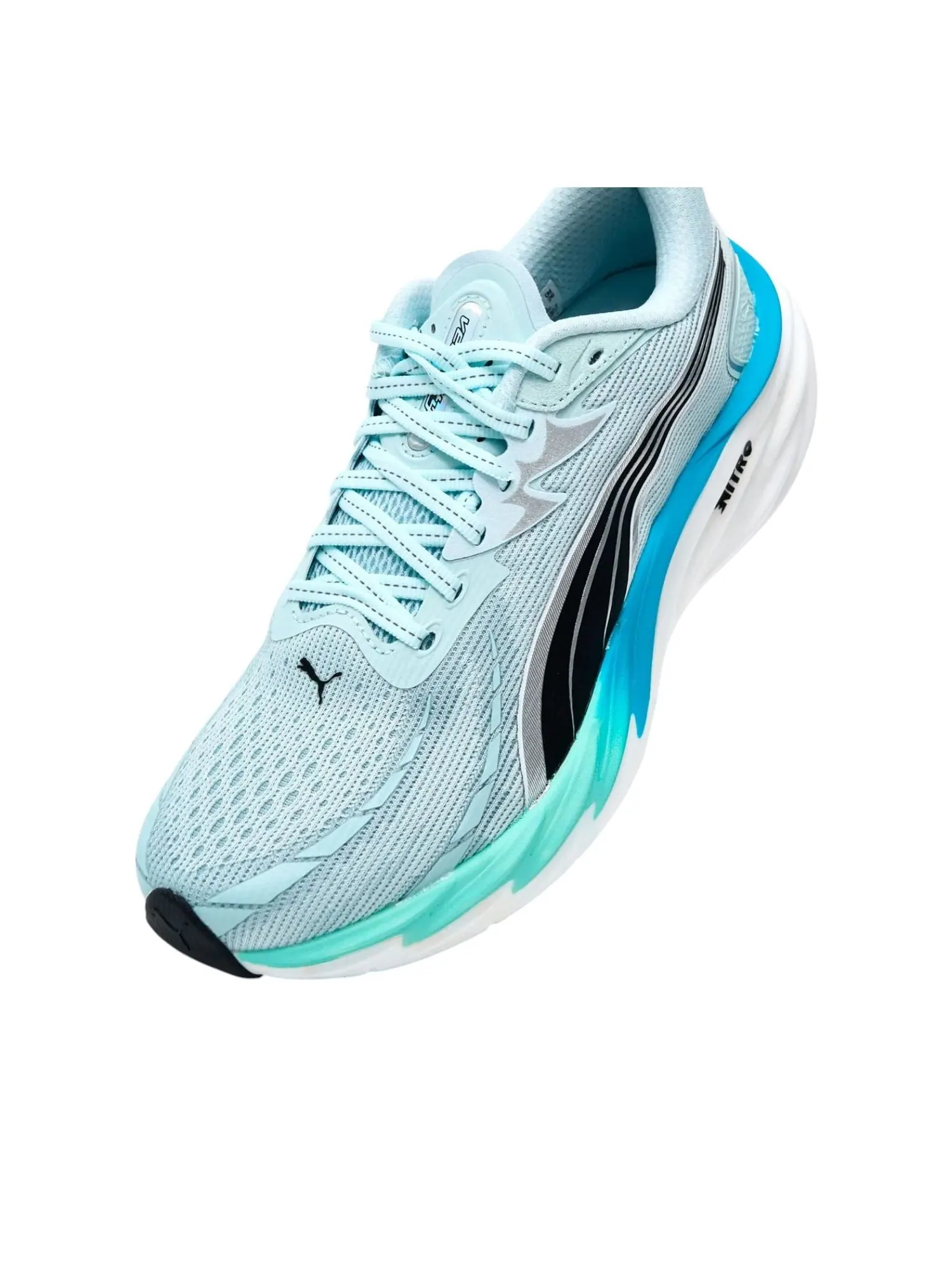 Кроссовки Puma Velocity Nitro 4 Wide 'Sea Glass Mint' — изображение 5 из 6, зеленый