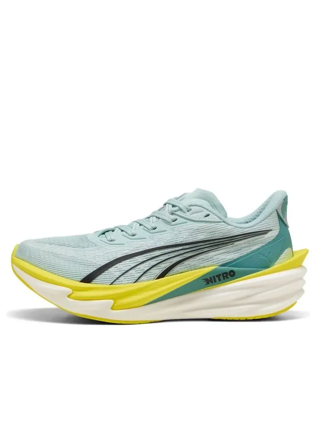 Кроссовки (WMNS) PUMA Deviate Nitro 4 'Fresh Water Nitro Blue' — изображение 1 из 6, бирюзовый