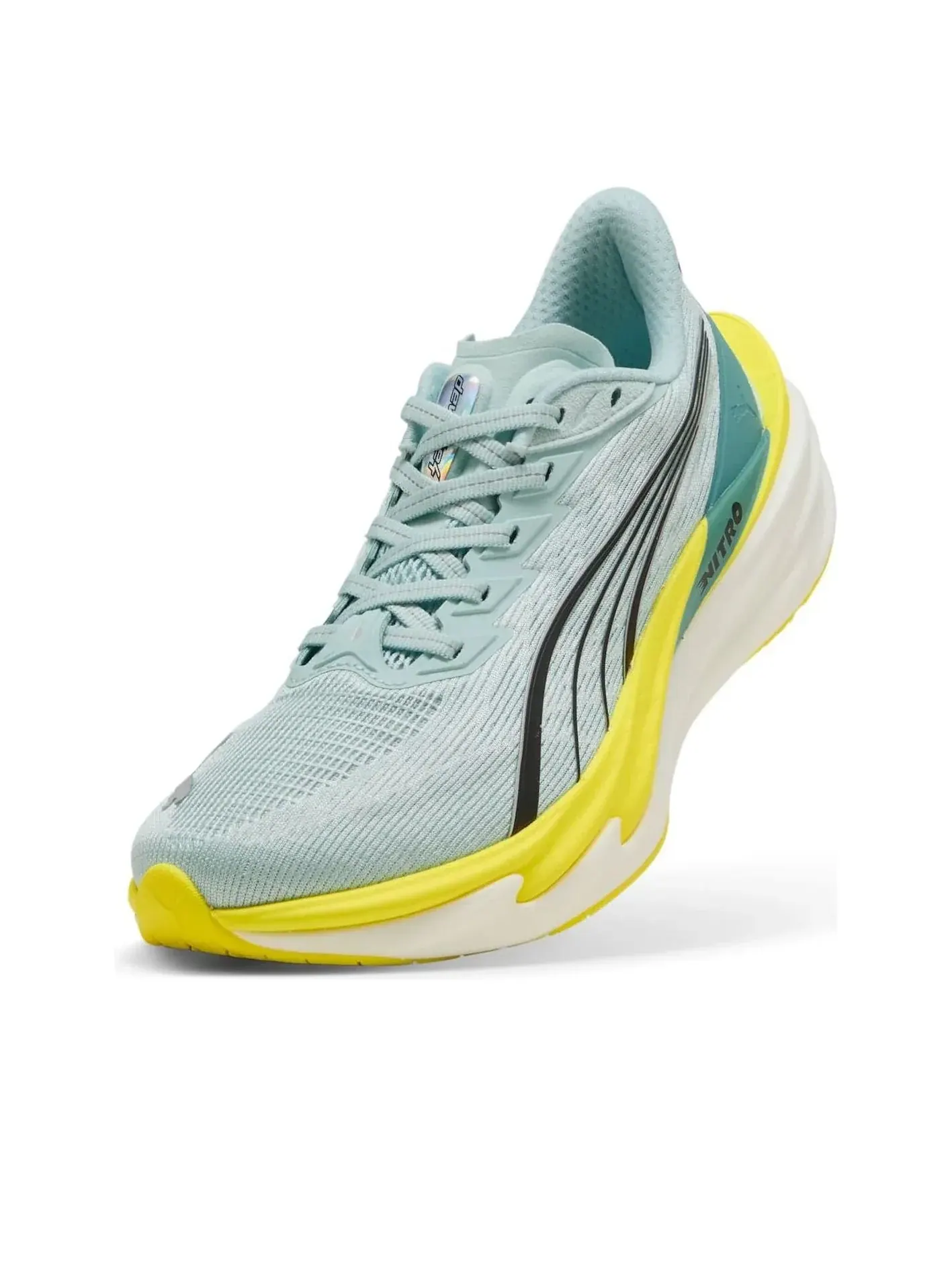 Кроссовки (WMNS) PUMA Deviate Nitro 4 'Fresh Water Nitro Blue' — изображение 3 из 6, бирюзовый