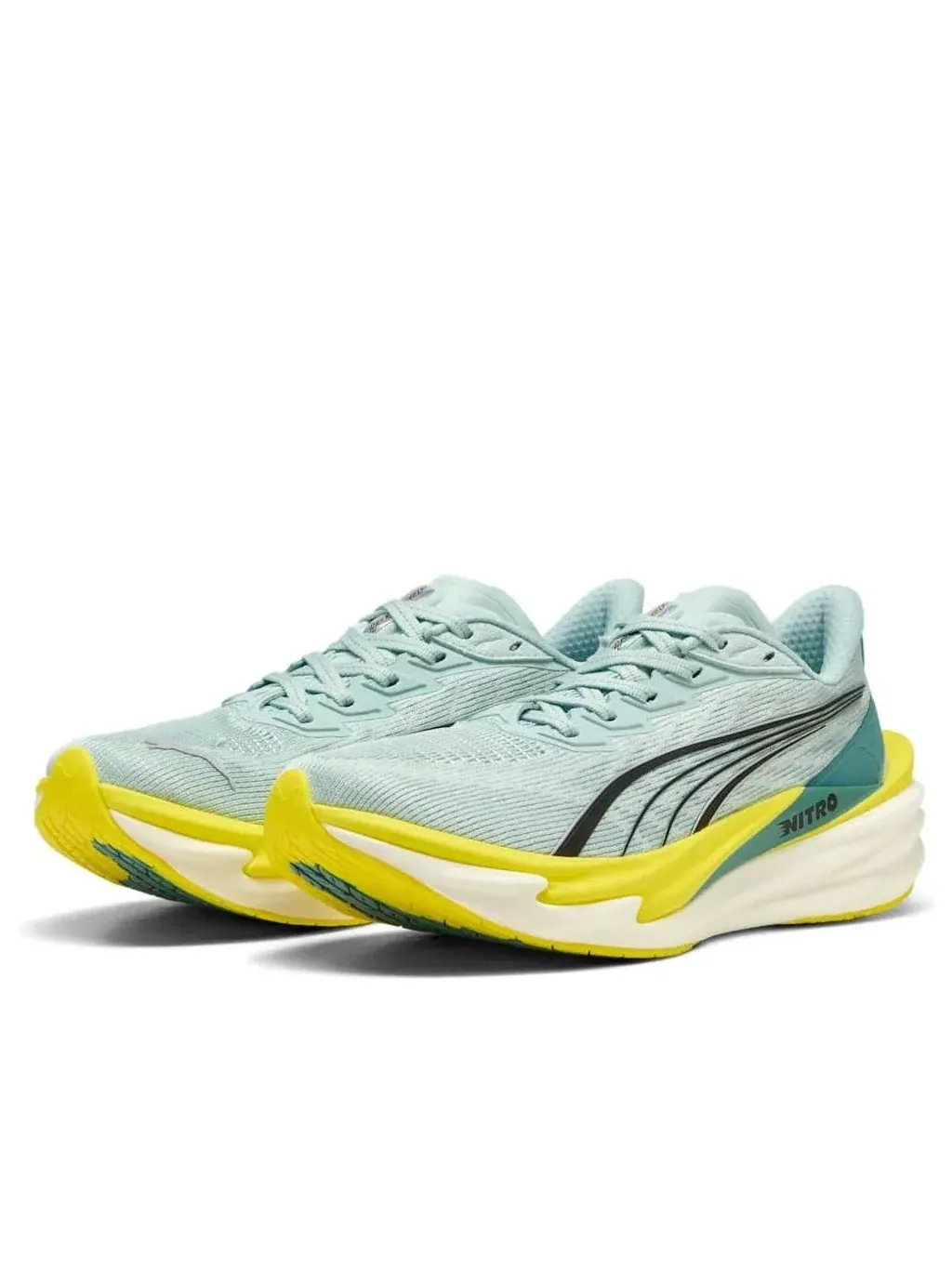 Кроссовки (WMNS) PUMA Deviate Nitro 4 'Fresh Water Nitro Blue' — изображение 6 из 6, бирюзовый