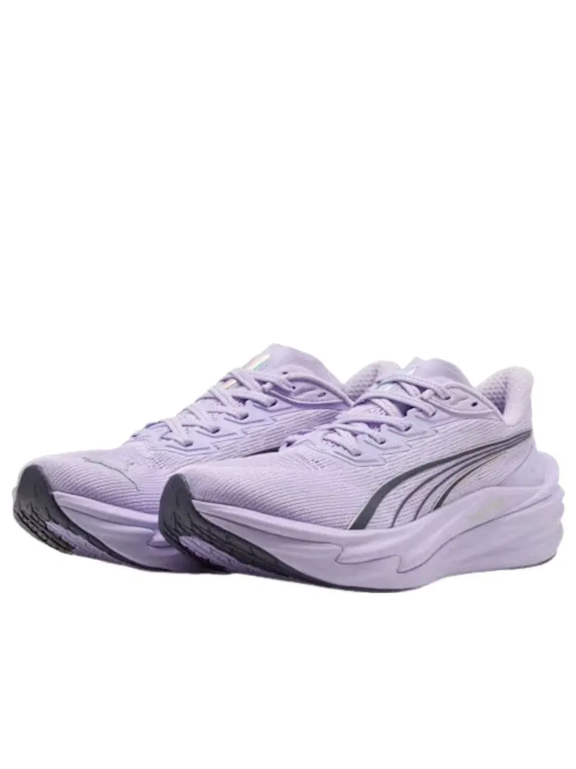 Женские кроссовки для бега с шнуровкой Deviate Nitro 4 PUMA — изображение 2 из 5, фиолетовый