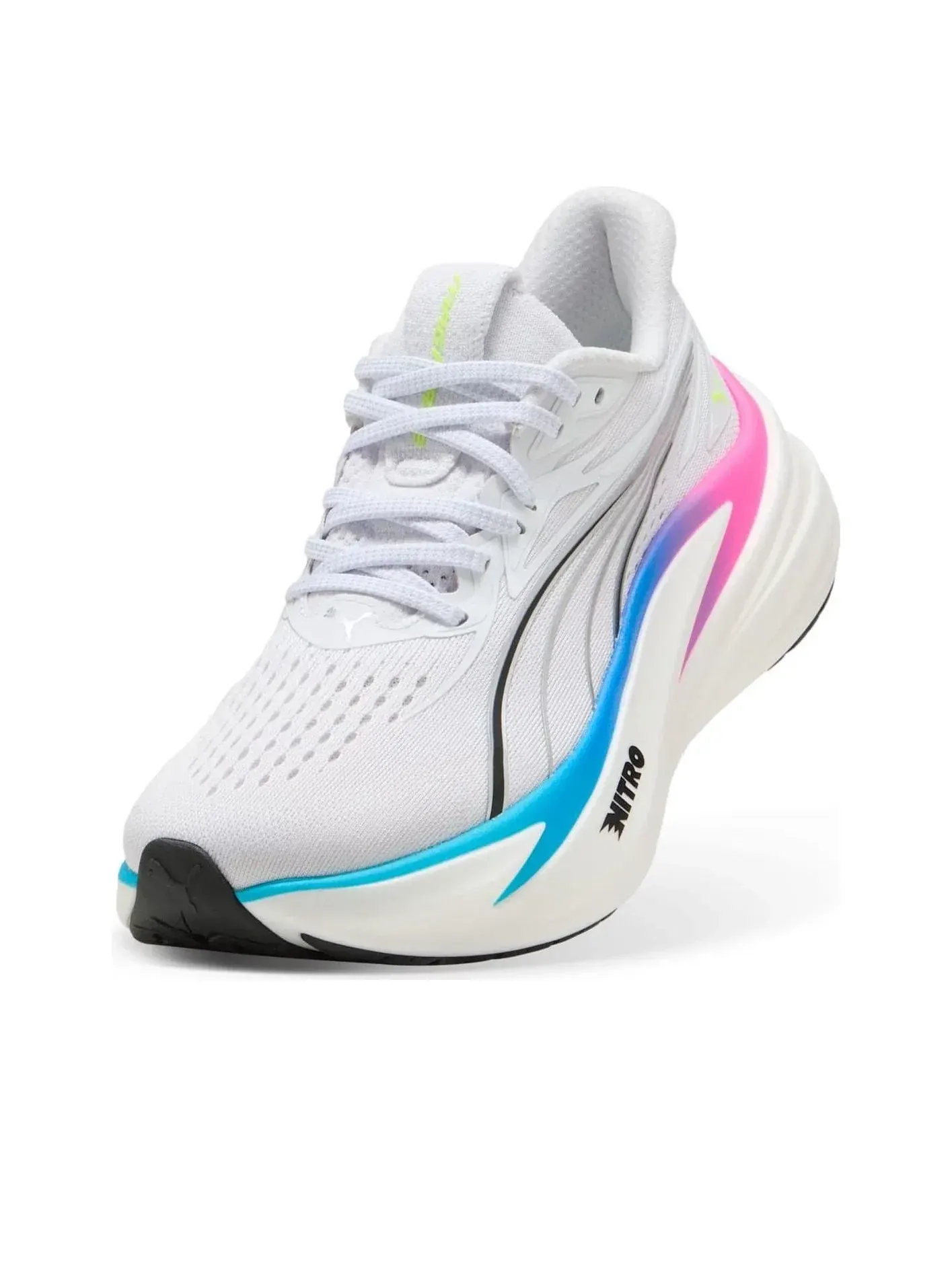 Кроссовки PUMA MagMax Nitro 2 'White Ultra Blue Pink' 312126-06 — изображение 3 из 6, белый