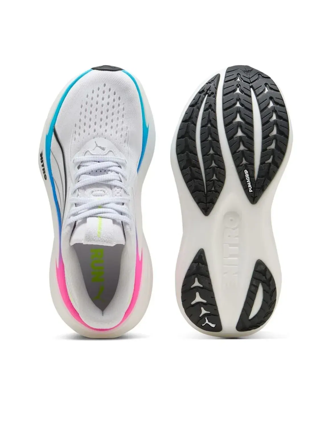 Кроссовки PUMA MagMax Nitro 2 'White Ultra Blue Pink' 312126-06 — изображение 5 из 6, белый