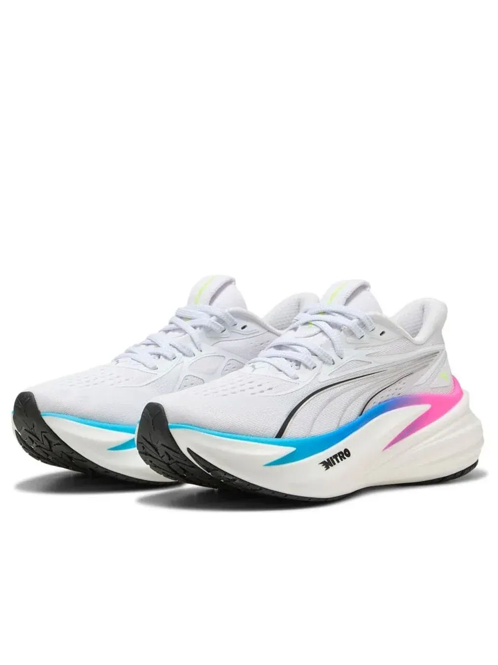 Кроссовки PUMA MagMax Nitro 2 'White Ultra Blue Pink' 312126-06 — изображение 6 из 6, белый