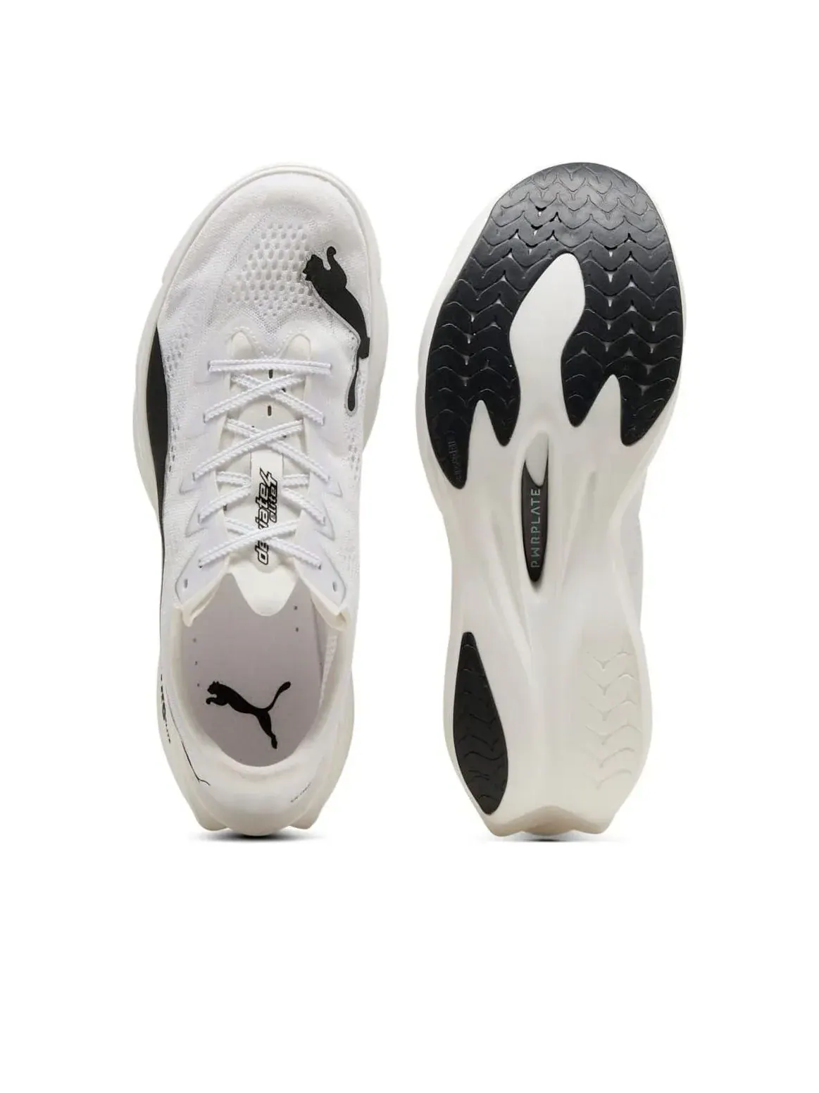 Кроссовки PUMA Deviate Nitro Elite 4 'White Black' — изображение 5 из 6, белый