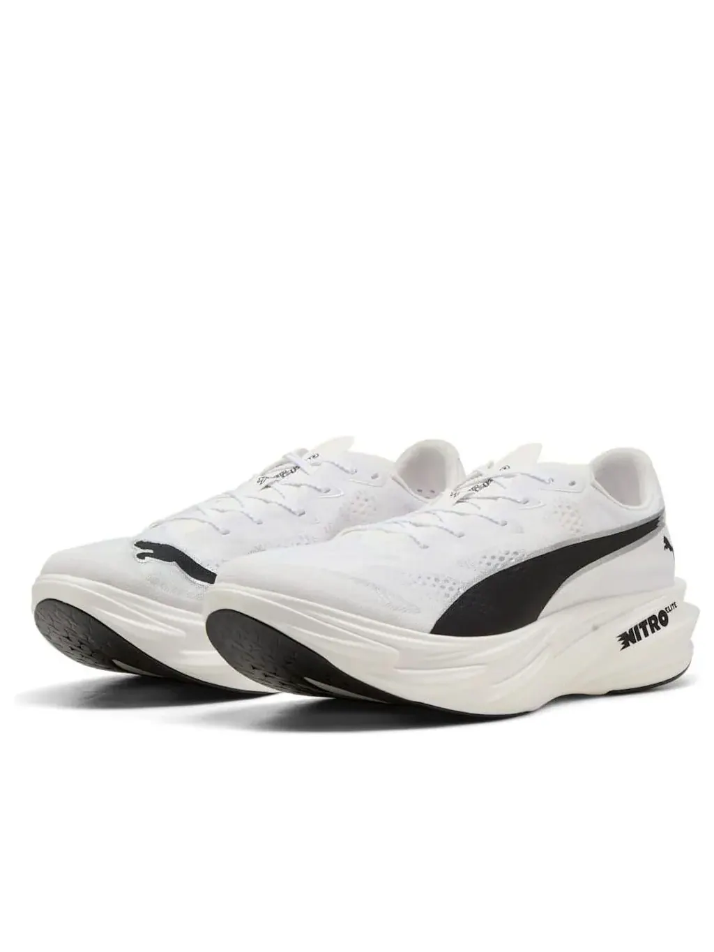 Кроссовки PUMA Deviate Nitro Elite 4 'White Black' — изображение 6 из 6, белый