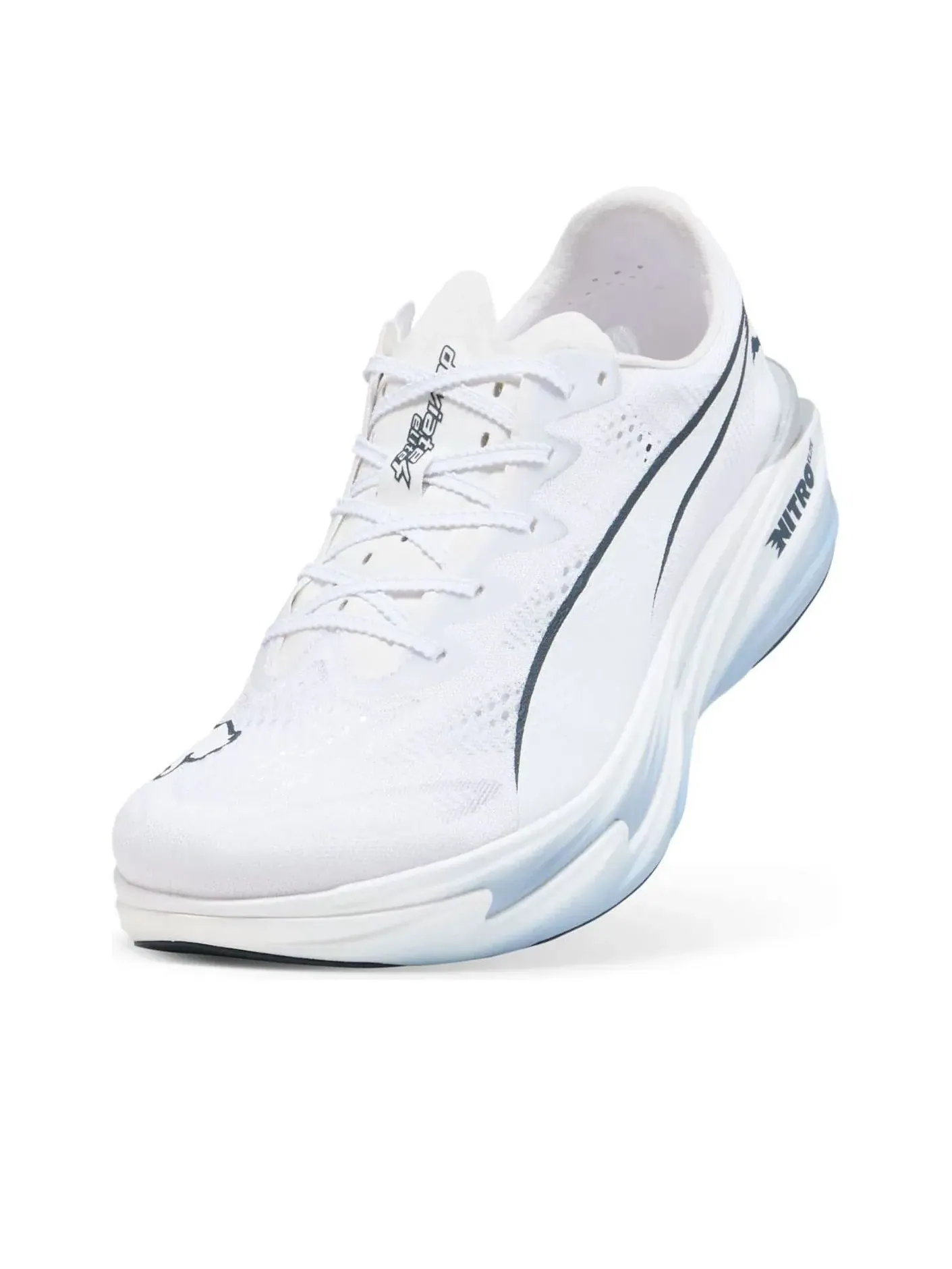 Кроссовки PUMA Deviate Nitro Elite 4 'White Persian Blue' 312127-09 — изображение 3 из 6, белый
