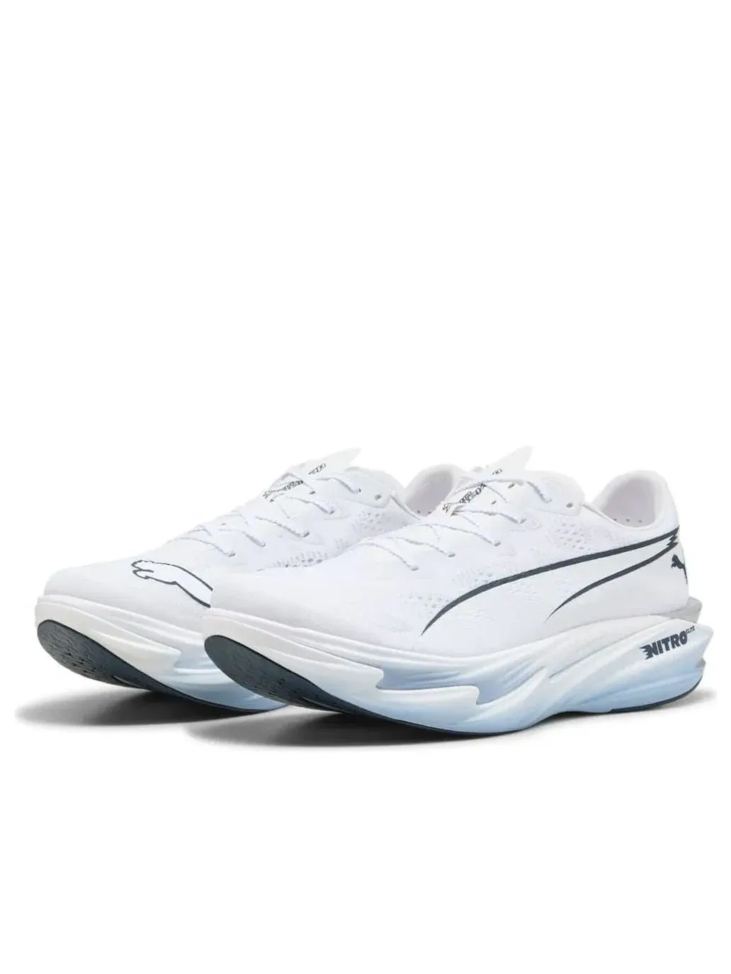 Кроссовки PUMA Deviate Nitro Elite 4 'White Persian Blue' 312127-09 — изображение 6 из 6, белый