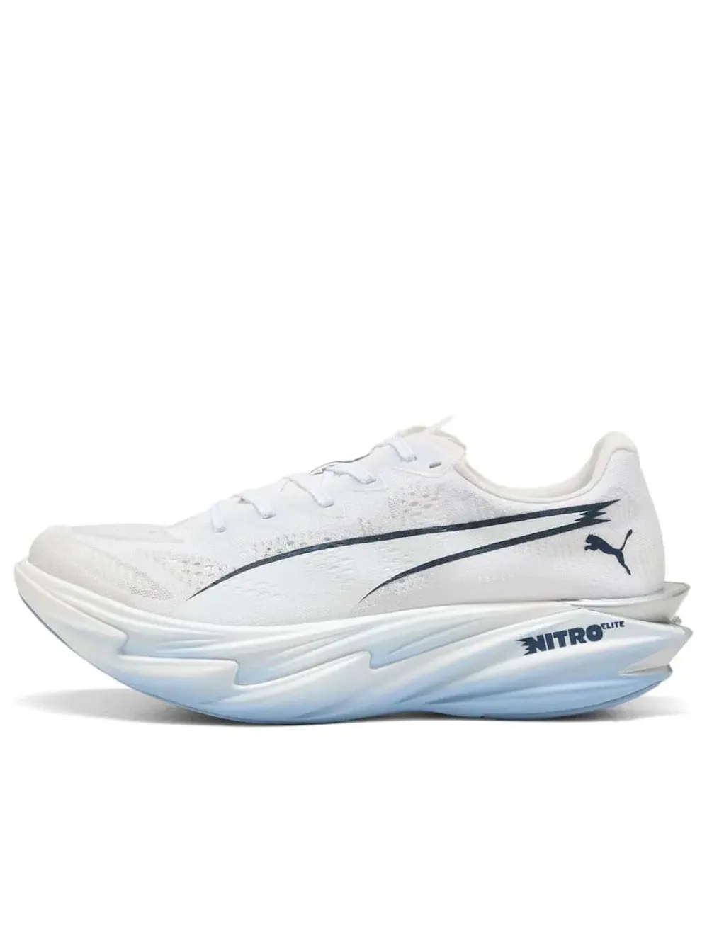 Кроссовки PUMA Deviate Nitro Elite 4 'White Persian Blue' 312128-09 — изображение 1 из 6, белый