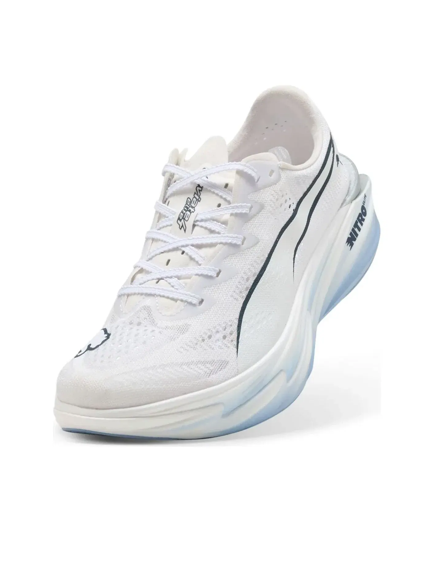 Кроссовки PUMA Deviate Nitro Elite 4 'White Persian Blue' 312128-09 — изображение 3 из 6, белый