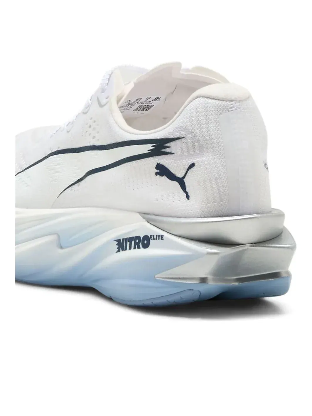 Кроссовки PUMA Deviate Nitro Elite 4 'White Persian Blue' 312128-09 — изображение 4 из 6, белый