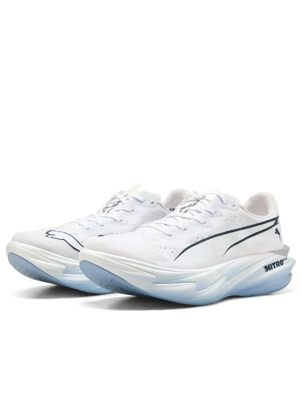 Кроссовки PUMA Deviate Nitro Elite 4 'White Persian Blue' 312128-09 — изображение 6 из 6, белый