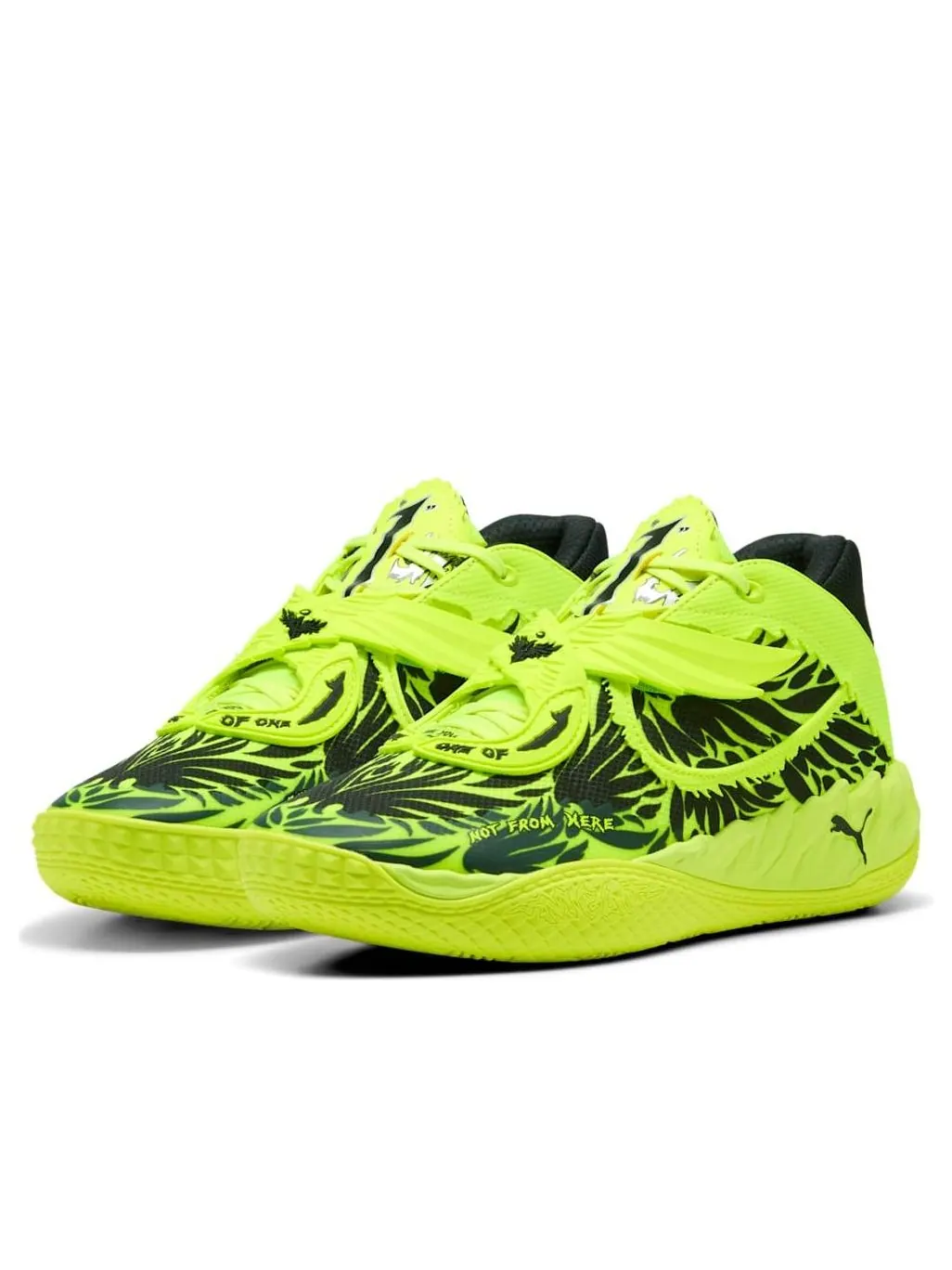 Кроссовки Puma x Lamelo Ball MB.05 Voltage 'Yellow Alert' — изображение 2 из 6, желтый/черный