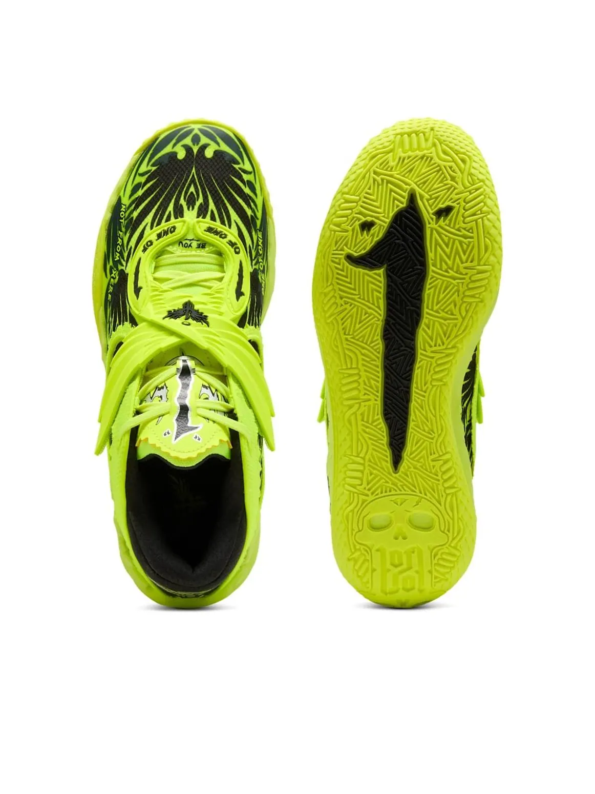 Кроссовки Puma x Lamelo Ball MB.05 Voltage 'Yellow Alert' — изображение 3 из 6, желтый/черный