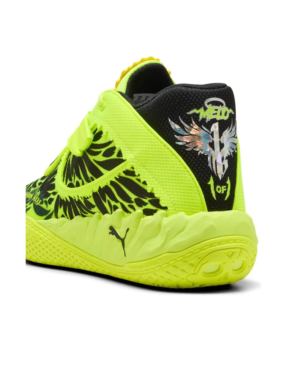 Кроссовки Puma x Lamelo Ball MB.05 Voltage 'Yellow Alert' — изображение 4 из 6, желтый/черный