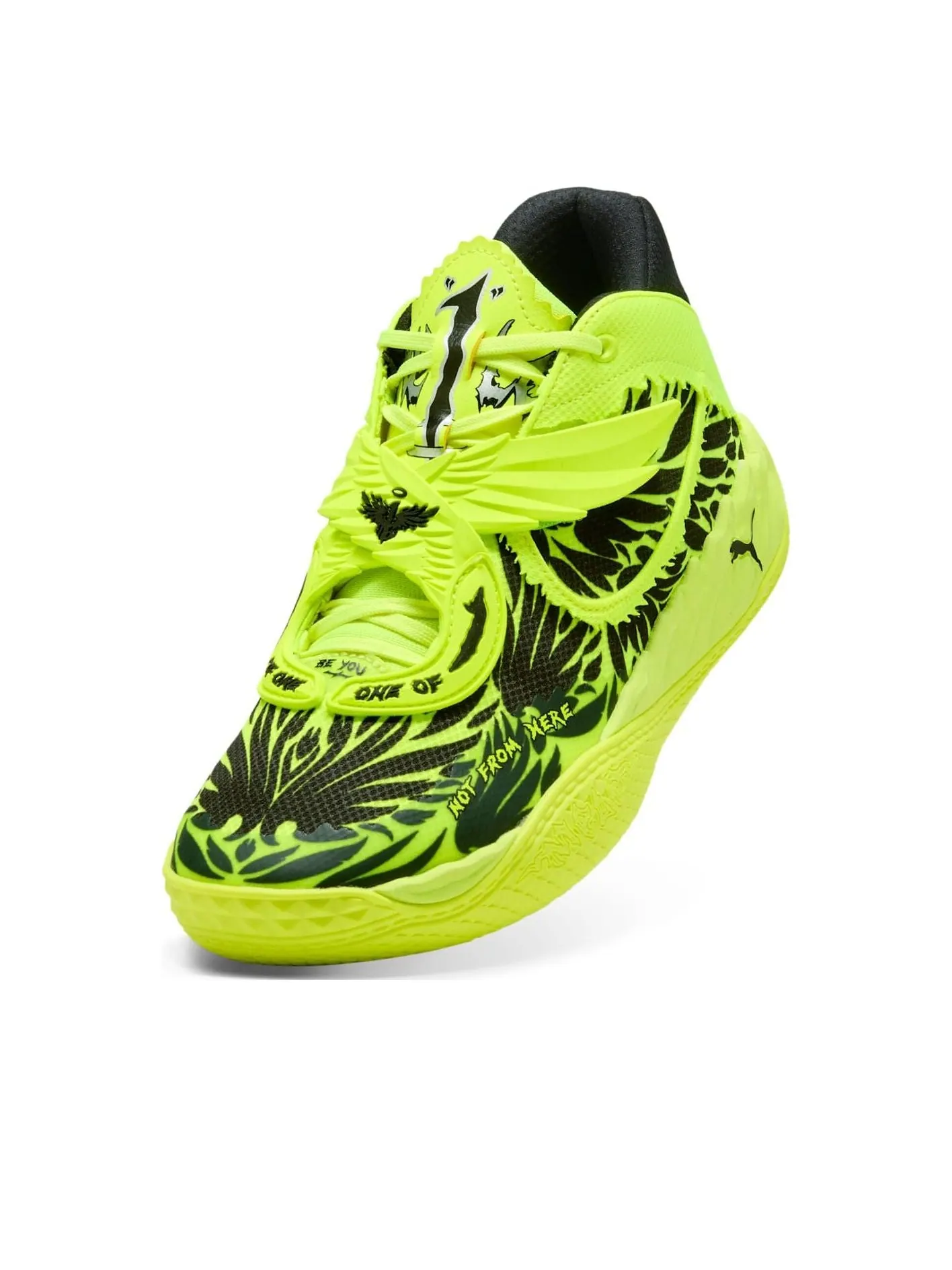 Кроссовки Puma x Lamelo Ball MB.05 Voltage 'Yellow Alert' — изображение 5 из 6, желтый/черный