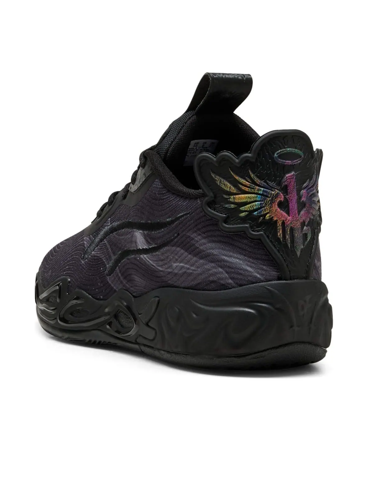 Puma LaMelo Ball MB.04 Lo Team 'Black Dark Amethyst' — изображение 4 из 6, черный/темный