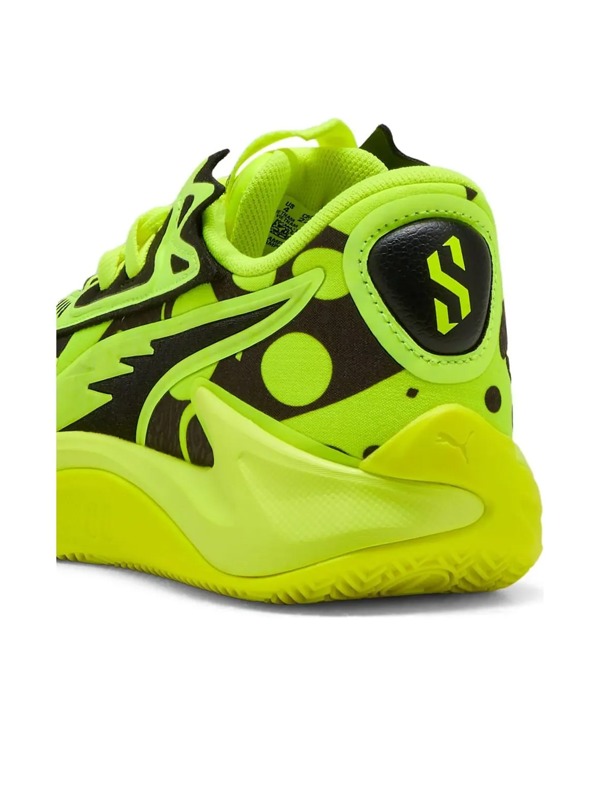 Кроссовки (GS) PUMA Scoot Zeros 2 'Yellow Alert Black' — изображение 4 из 6, желтый