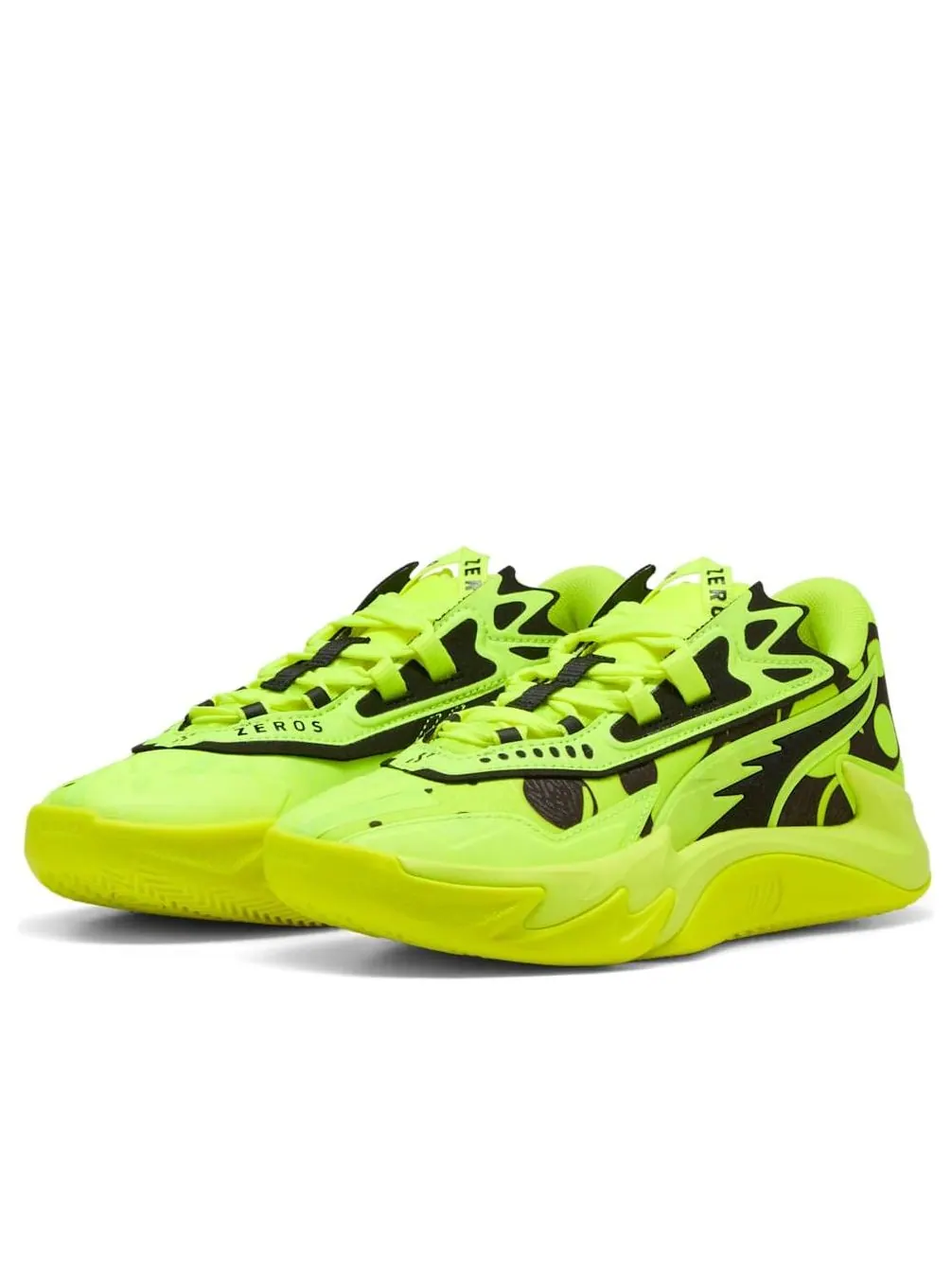 Кроссовки (GS) PUMA Scoot Zeros 2 'Yellow Alert Black' — изображение 6 из 6, желтый
