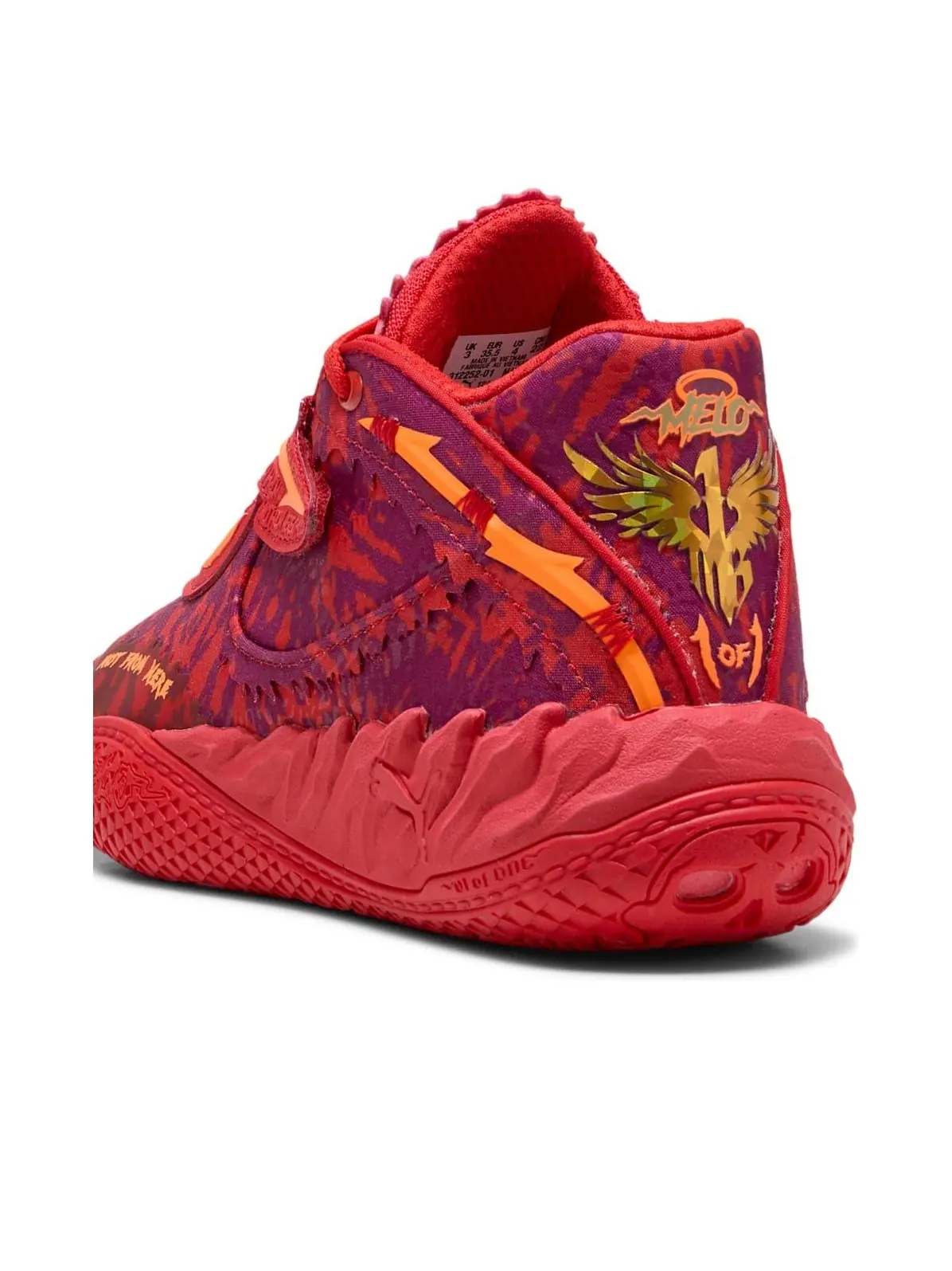 Кроссовки (GS) PUMA LaMelo Ball MB.05 'Crowd Surf' — изображение 4 из 6, красный