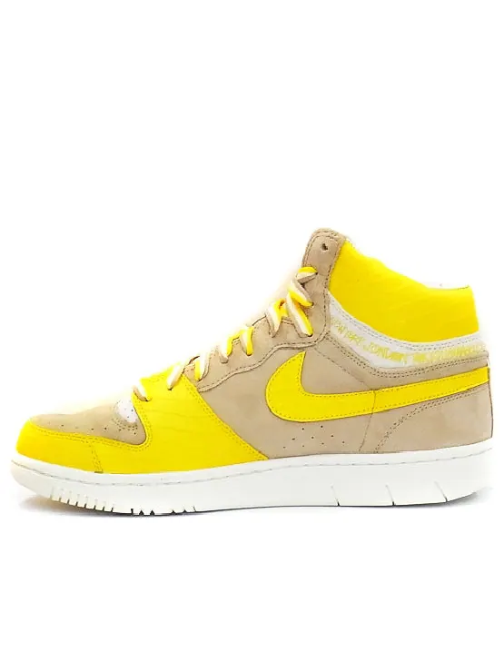 Кроссовки x stussy court force hi 'yellow beige' Nike — изображение 1 из 1, бежевый