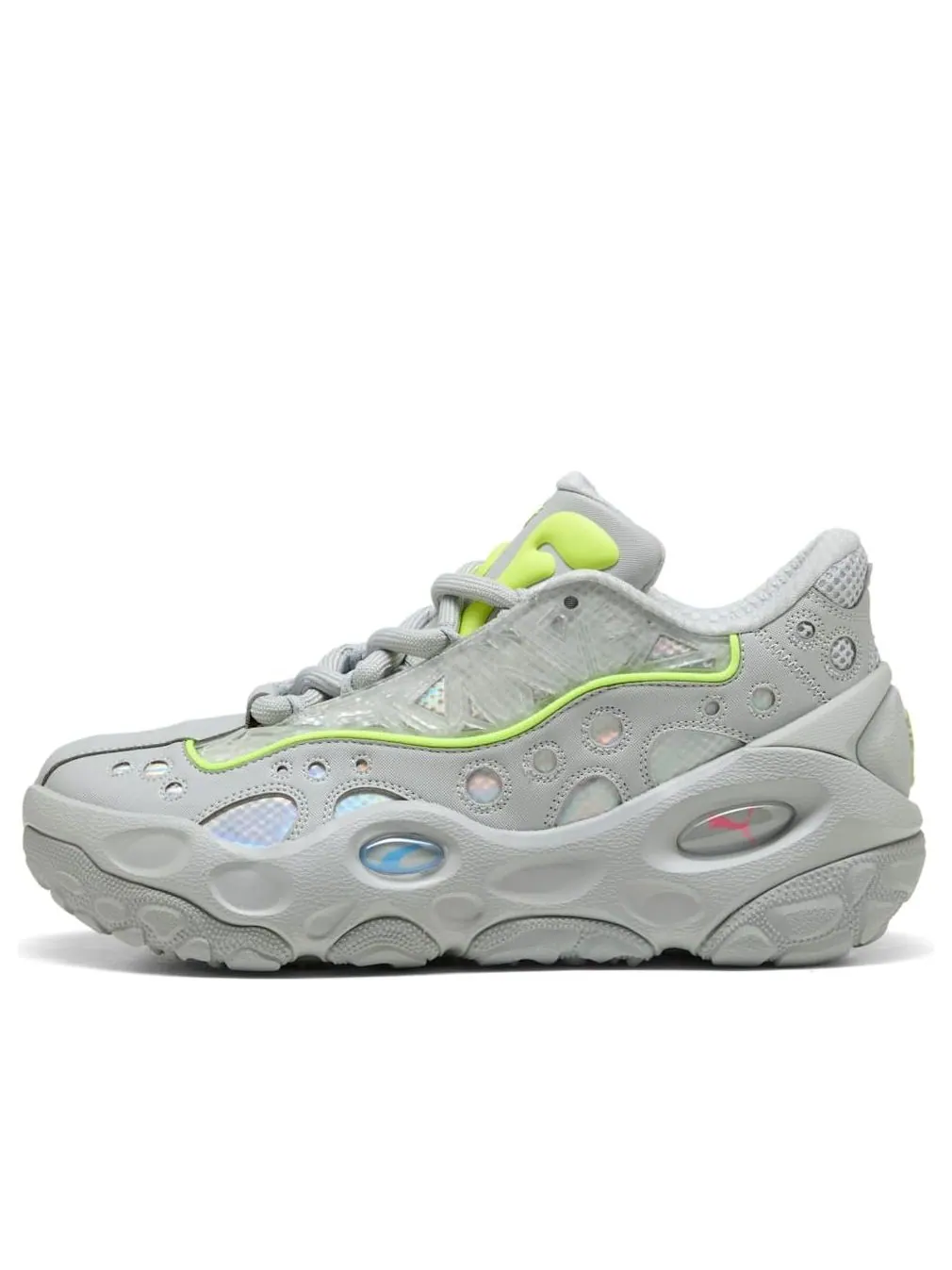 Кроссовки PUMA LaFrance RNR 'Grey Neon' — изображение 1 из 6, серый