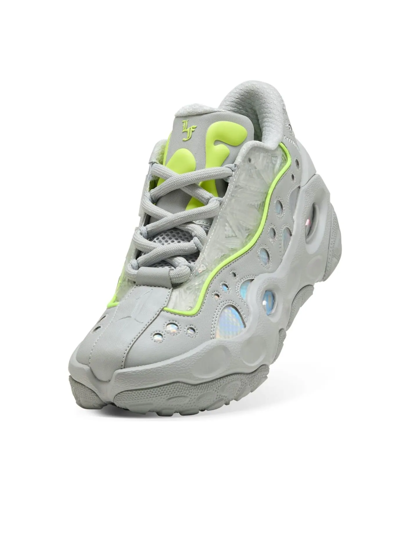 Кроссовки PUMA LaFrance RNR 'Grey Neon' — изображение 5 из 6, серый