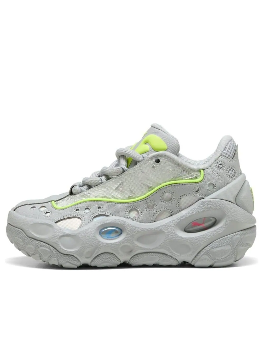 Кроссовки (GS) PUMA Puma LaMelo Ball LaFrancé RNR 'Grey Neon' — изображение 1 из 6, серый