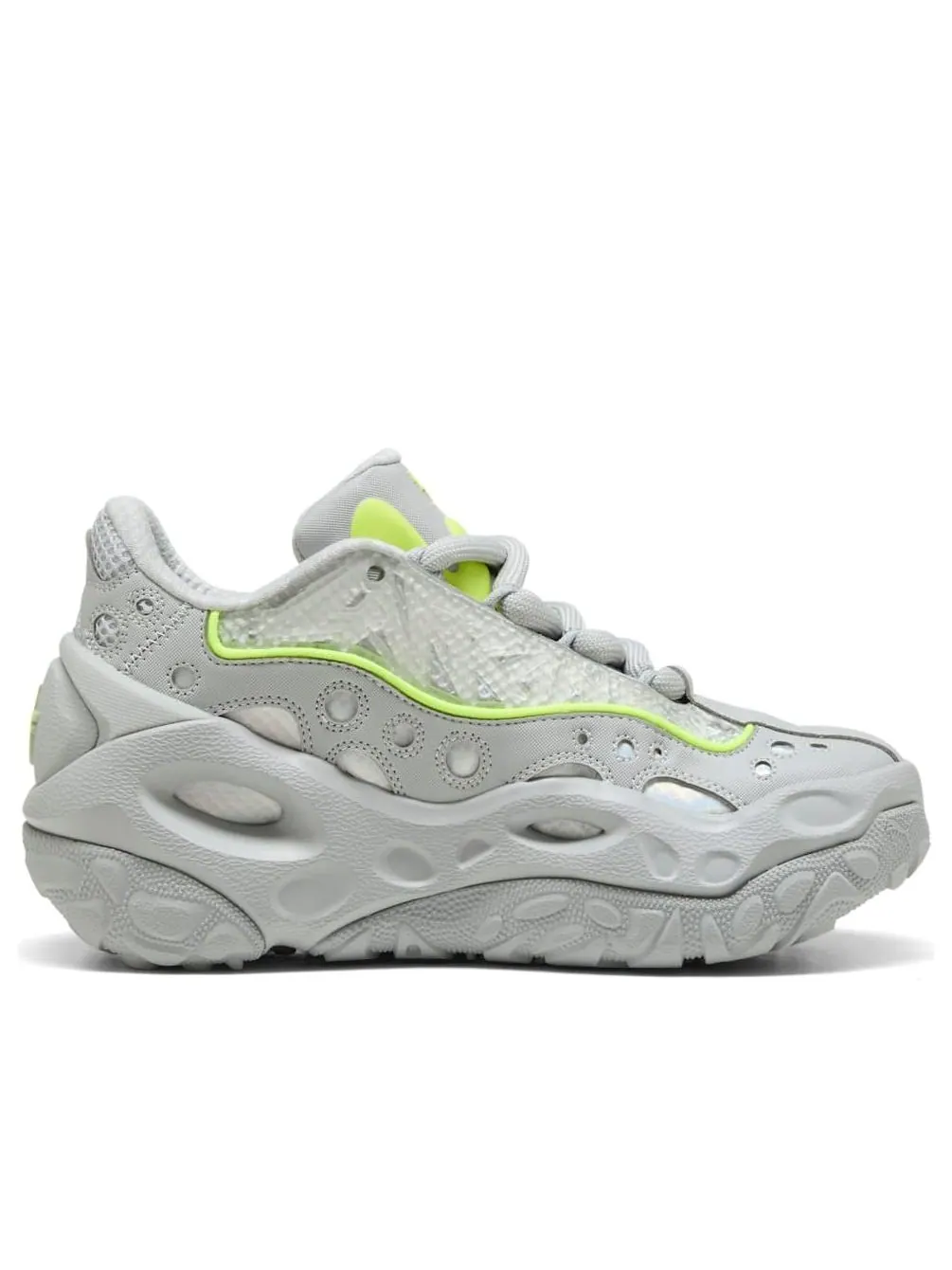 Кроссовки (GS) PUMA Puma LaMelo Ball LaFrancé RNR 'Grey Neon' — изображение 2 из 6, серый